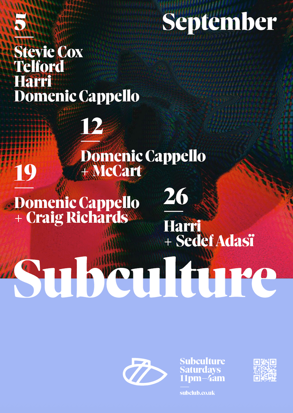 Subculture w/ Harri + Sedef Adasï at Sub Club