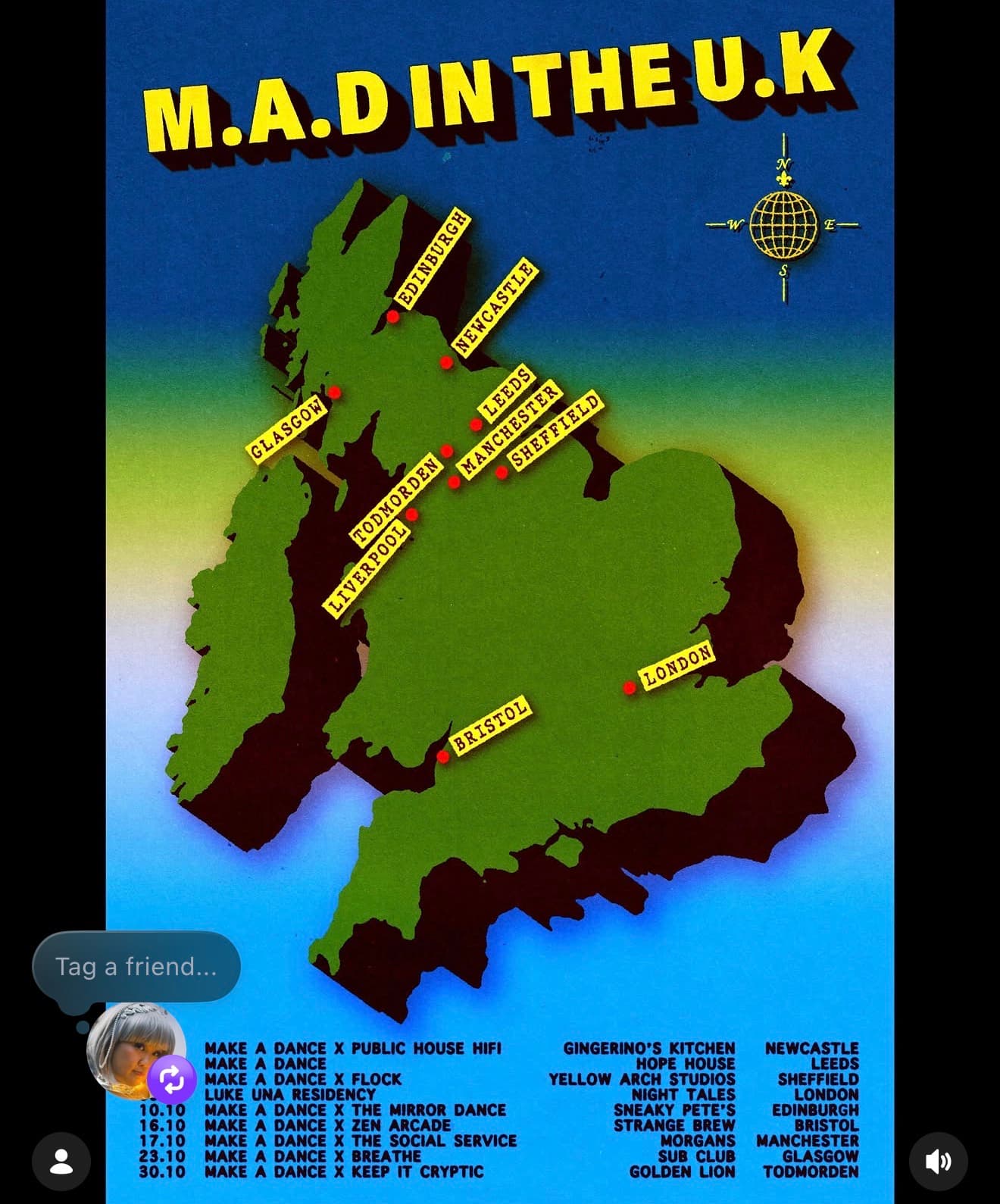 Keep It Cryptic Keep It Mad with Make A Dance, Che Wax, Cashgrab, & Operation Mindfunk at The Golden Lion