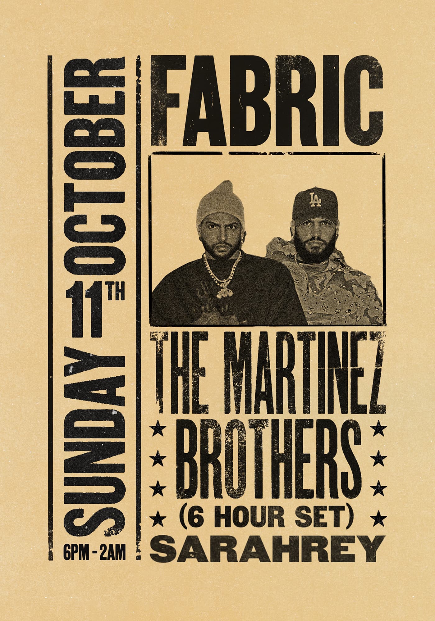 fabric: The Martinez Brothers (6 Hour Set), Sarahrey at FabricXX