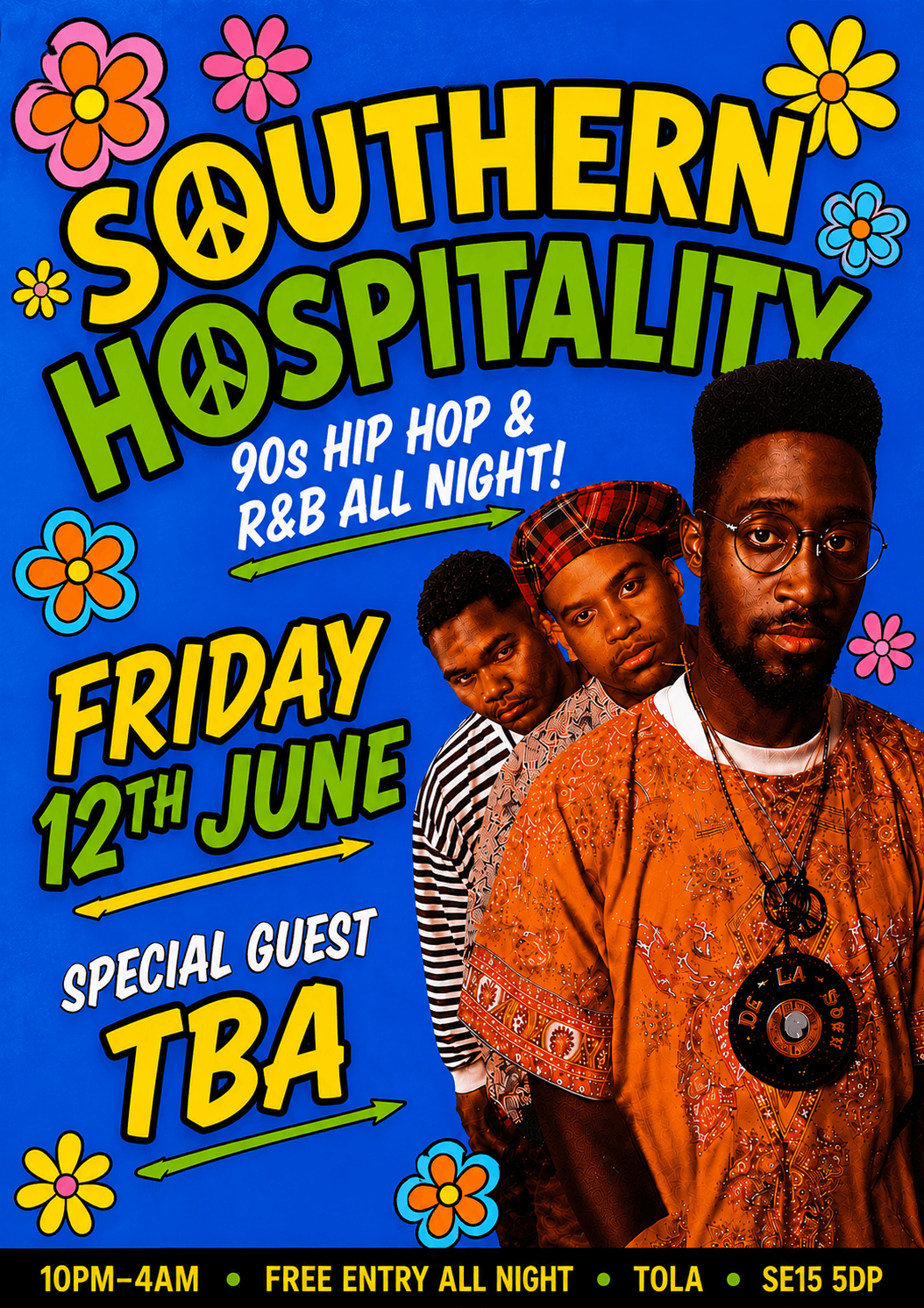 Southern Hospitality: 90s Hip-Hop & R&B at Tola