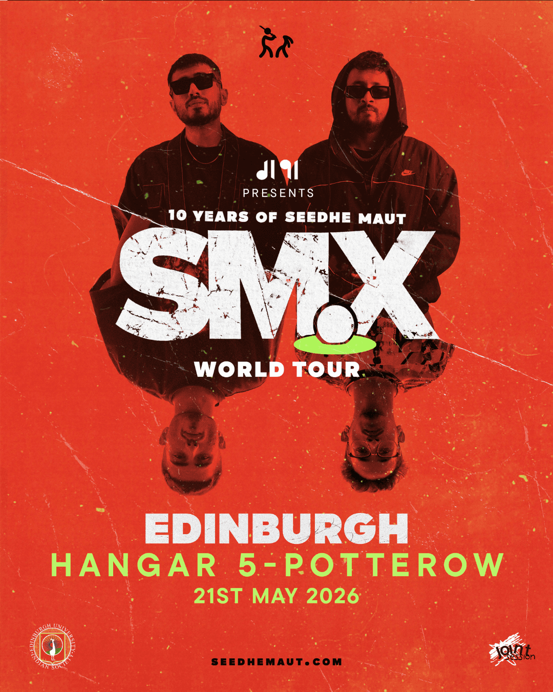 SEEDHE MAUT SMX World Tour: Edinburgh at Hangar 5