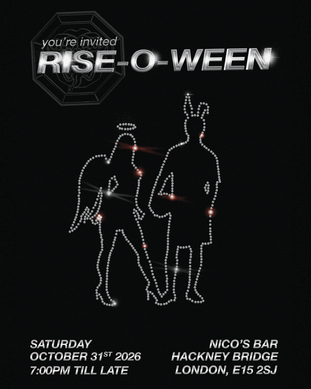 Upcoming event poster at Hackney Bridge