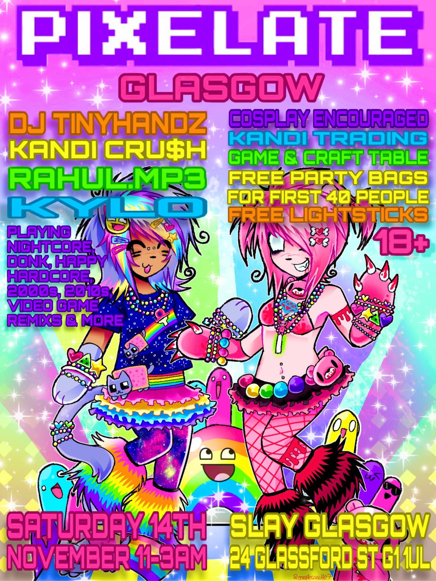 PIXELATE Glasgow at Slay