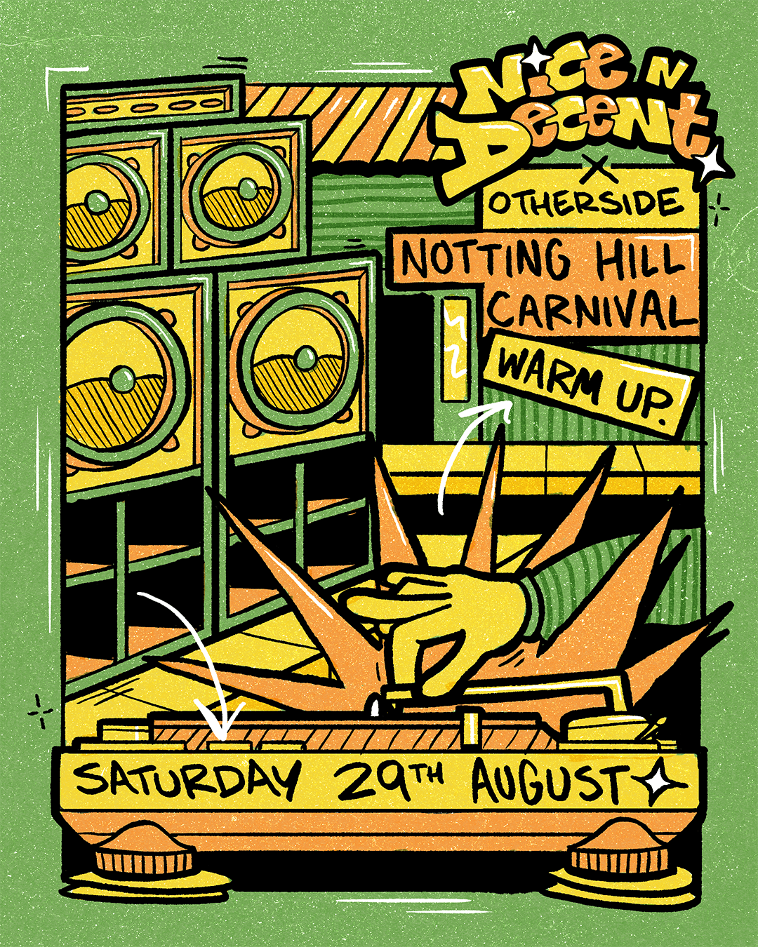 Nice N Decent X Otherside (Voltage & Friends) - NOTTING HILL CARNIVAL WARM UP Live at Otherside at Otherside London