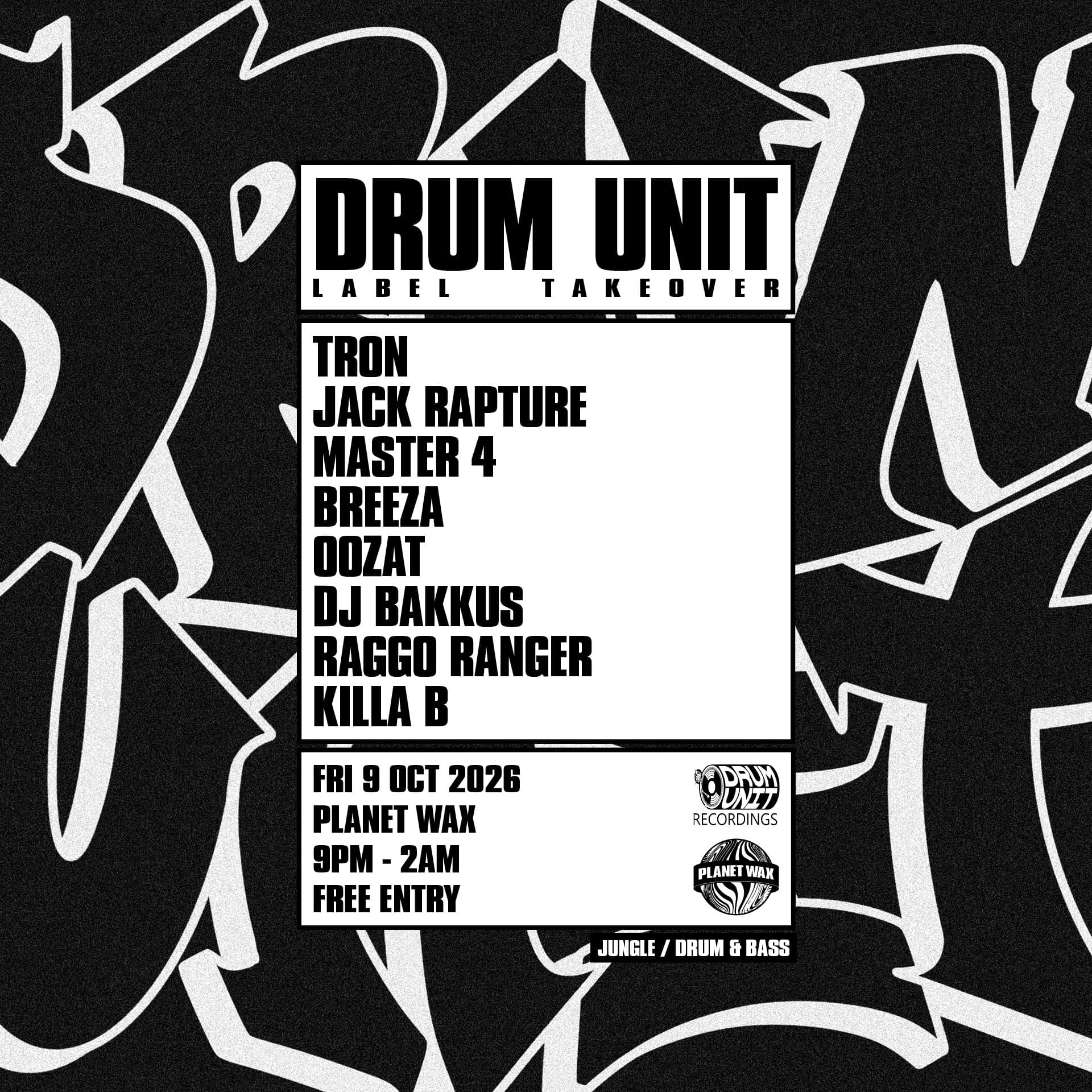 DRUM UNIT at Planet Wax