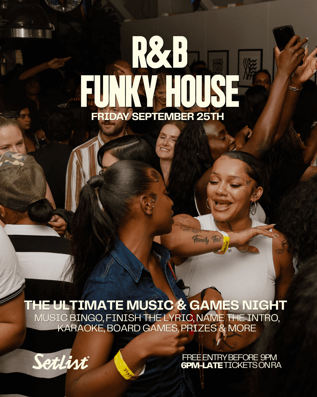 R&B and FUNKY HOUSE NIGHT at Setlist @ Somerset House