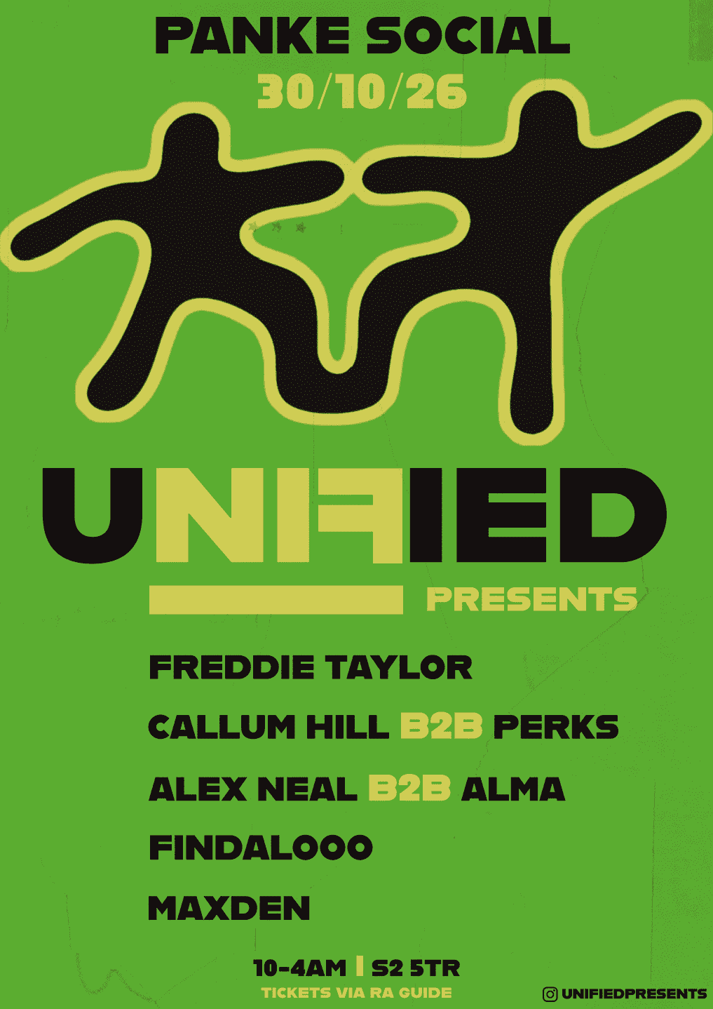 Upcoming event poster at PANKE SOCIAL