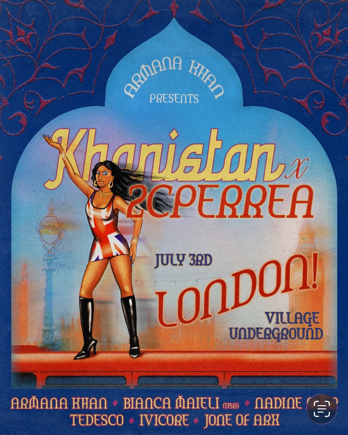 ARMANA KHAN presents: The Khanistan Tour London at Village Underground
