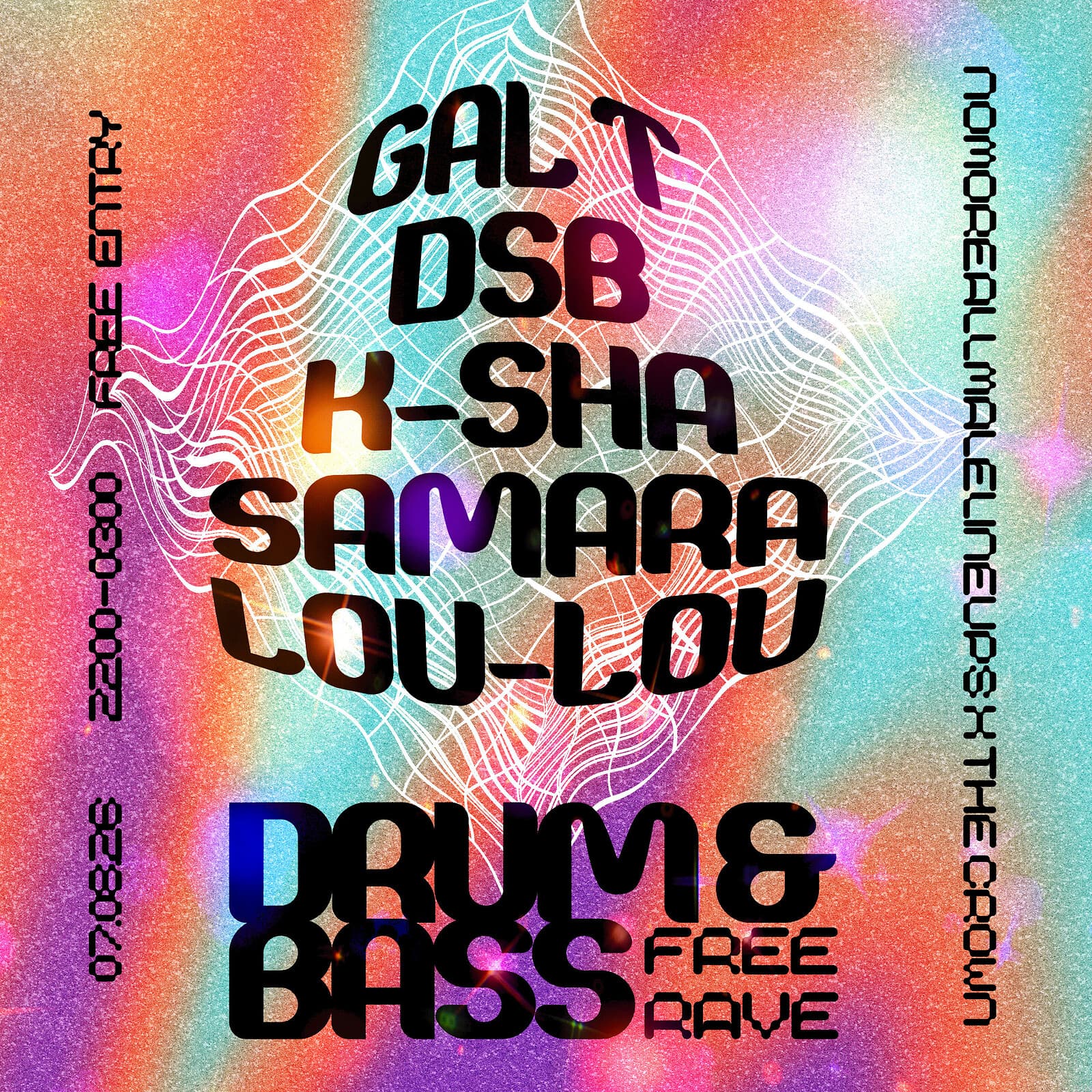 No More All Male Lineups: GAL T, DSB, K-SHA, SAMARA + LOU-LOU at The Crown Venue