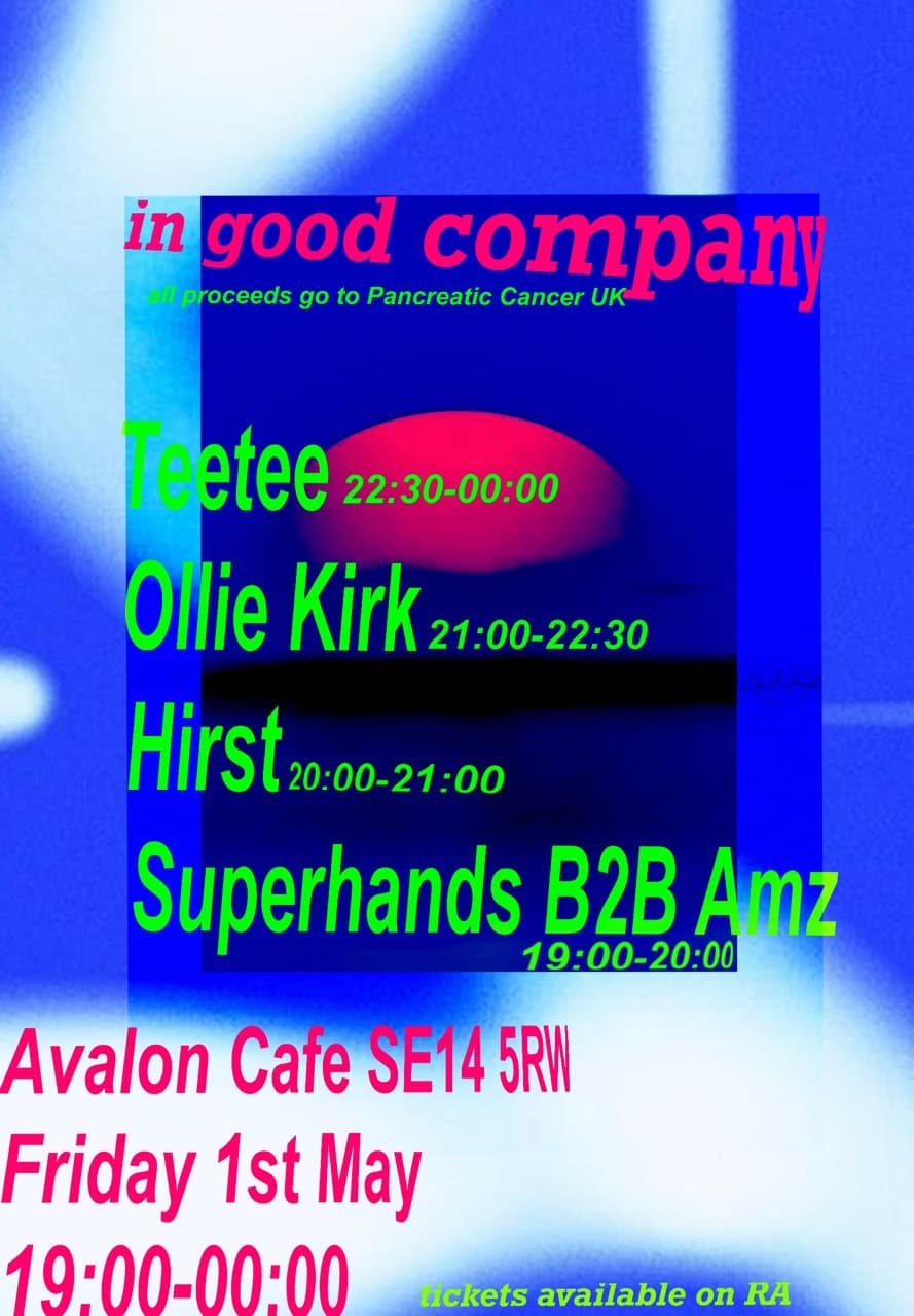 In Good Company: Teetee + Ollie Kirk at Avalon Cafe Bermondsey