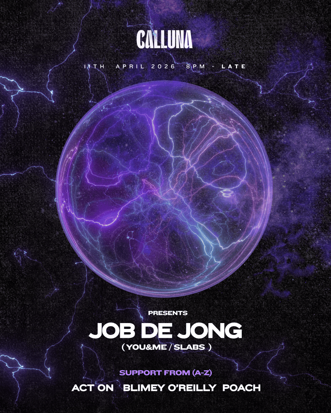 Calluna presents: Job de Jong at Calluna Nottingham