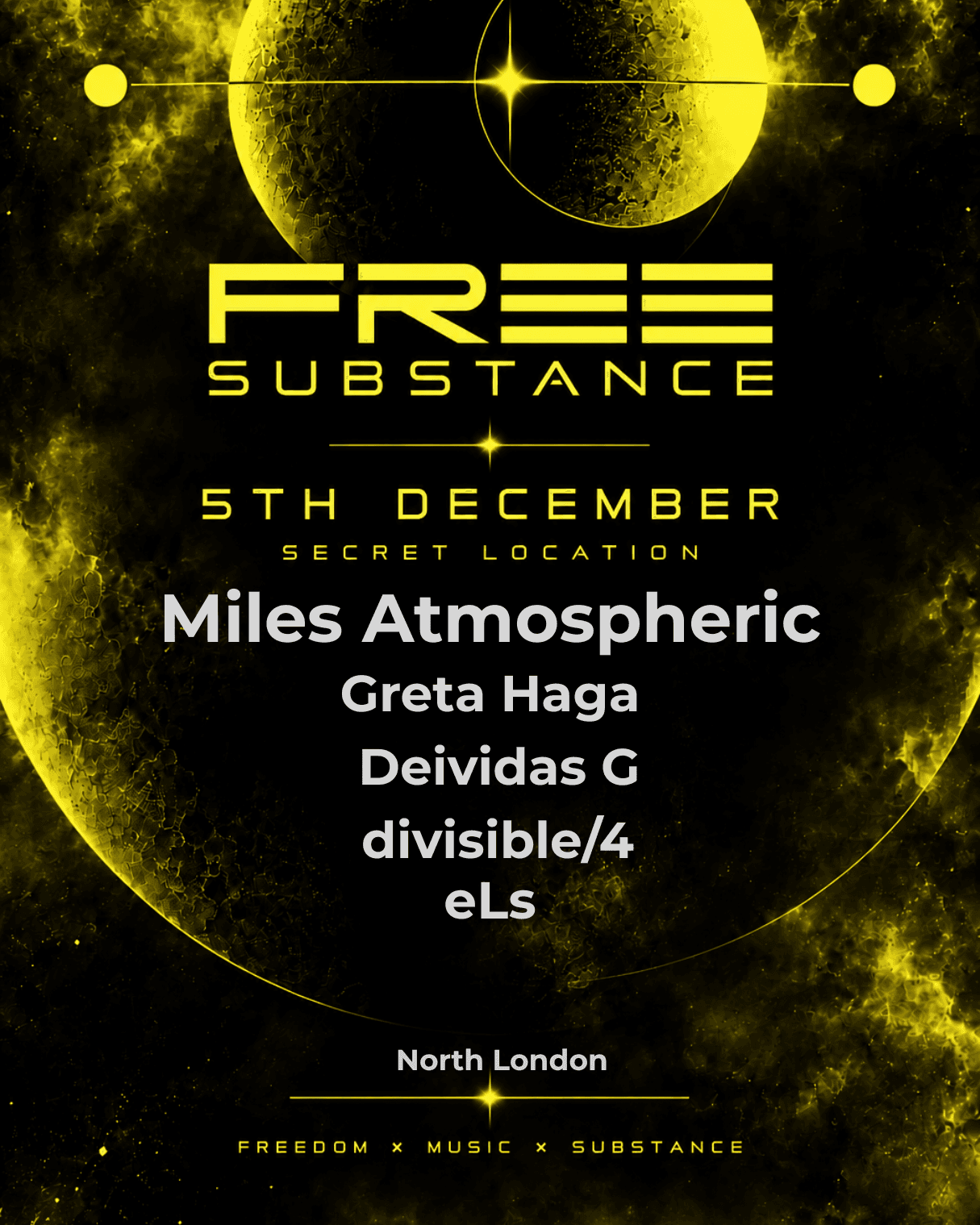 Upcoming event poster at TBA - Revealed to ticket holders