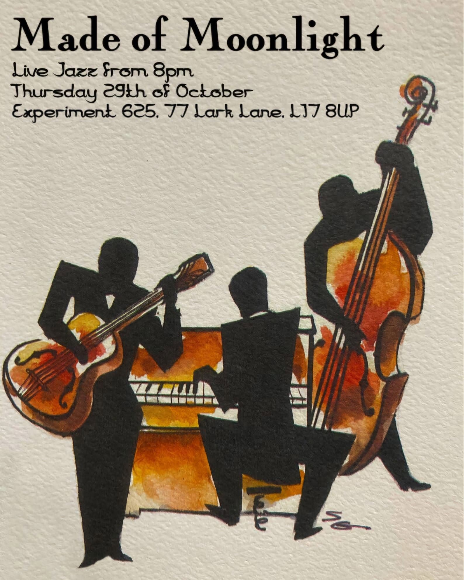Made of Moonlight - Live Jazz from 8pm