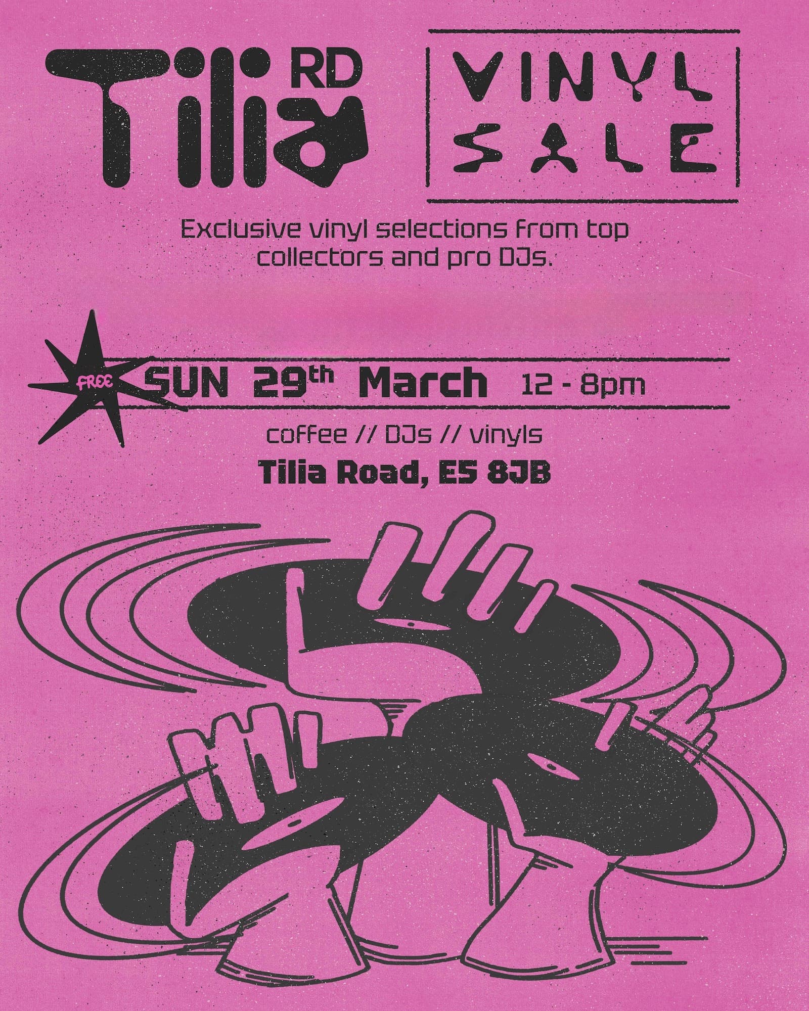Tilia Road Record Fair at TBA - Hackney Studio Space