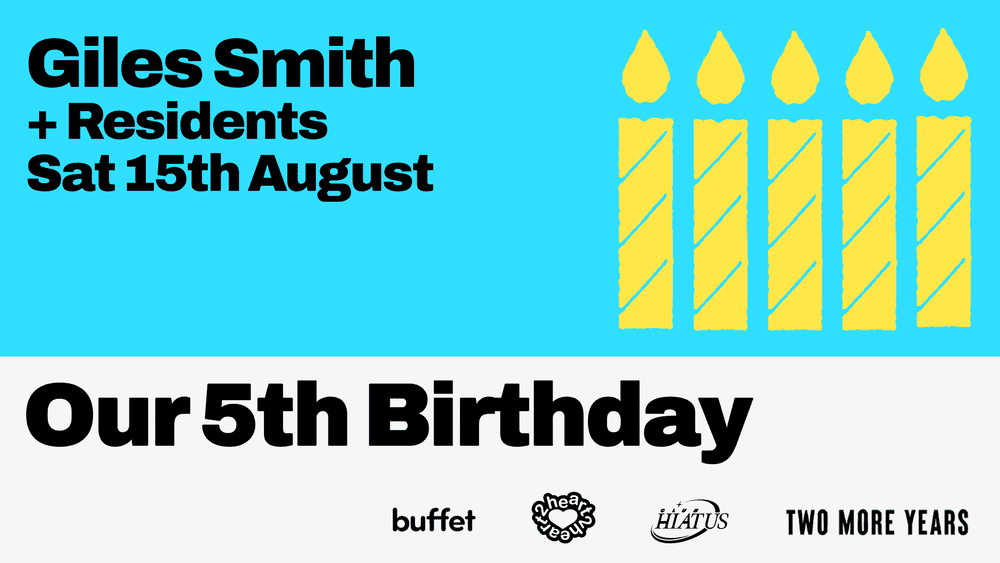 Two More Years - Fifth Birthday (House & Disco by The Canal) at Two More Years