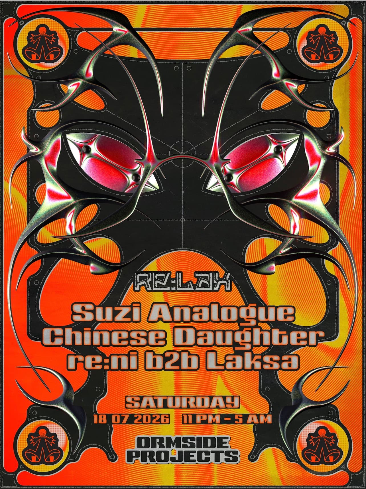 re:lax with Suzi Analogue, Chinese Daughter, re:ni b2b Laksa