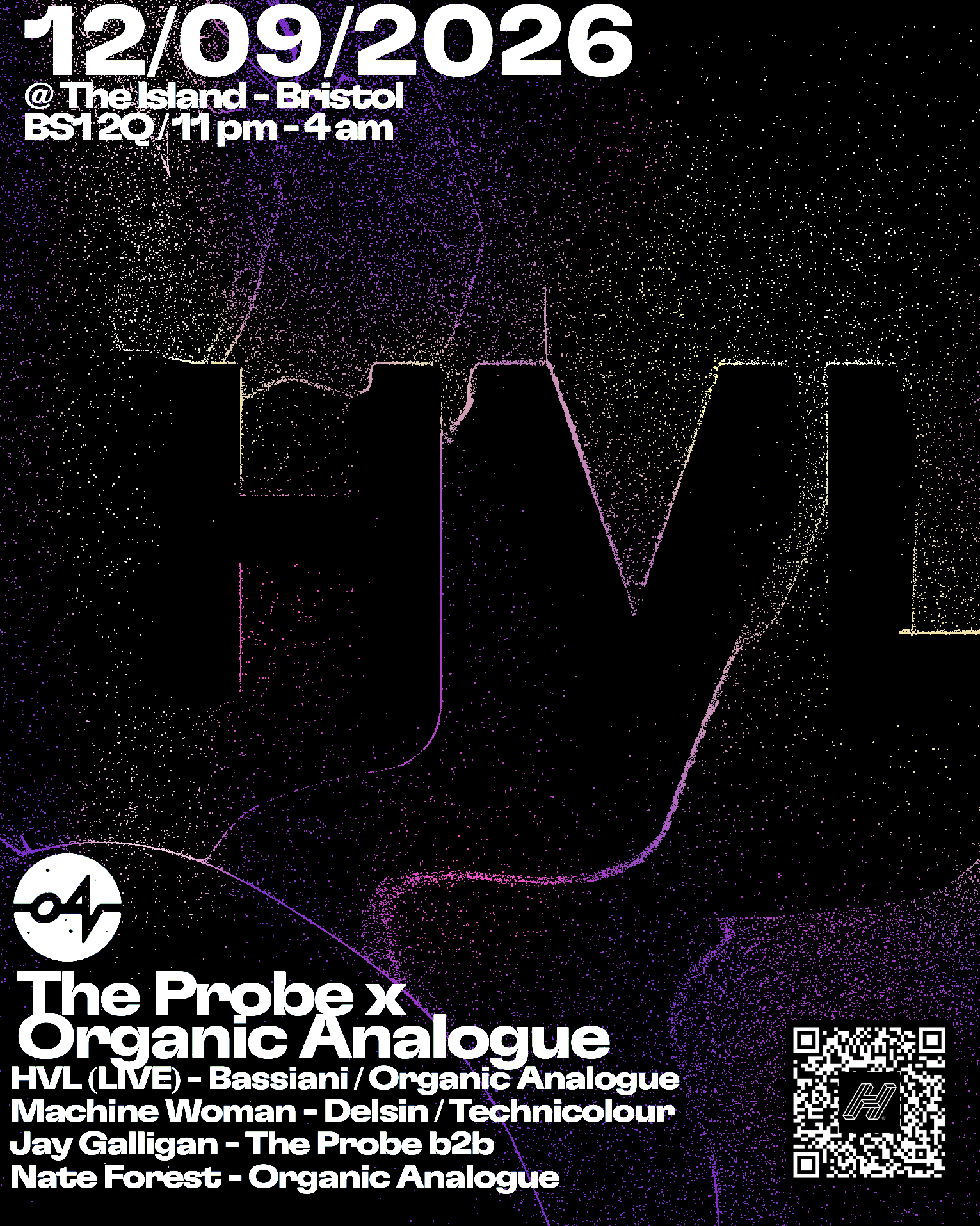 HVL, Machine Woman, Nate Forest & Jay Galligan at The Island