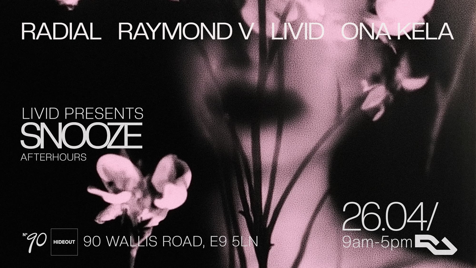 Snooze After Hours at NUMBER 90 LONDON