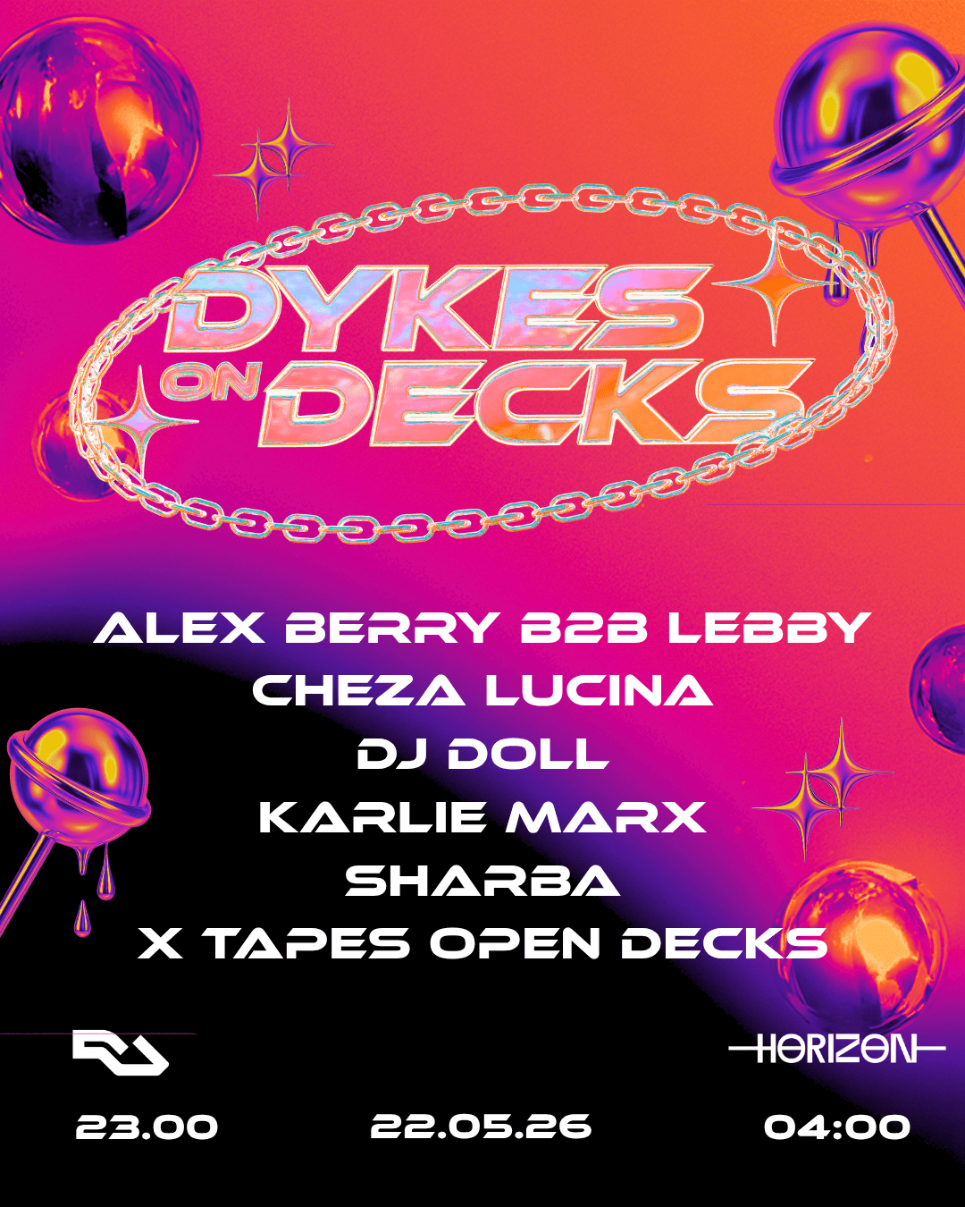 Dykes On Decks at Horizon