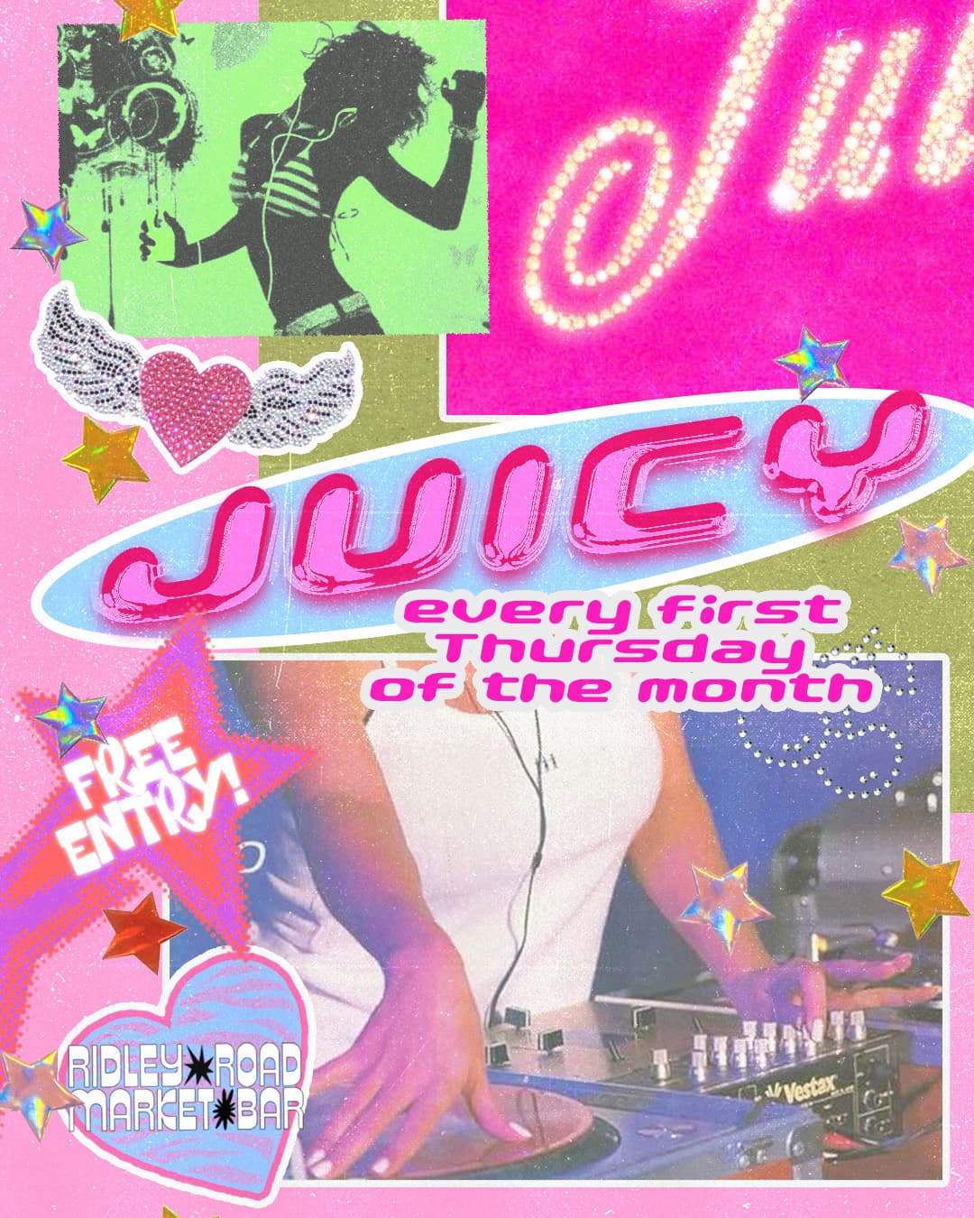 Juicy at Ridley Road Market Bar