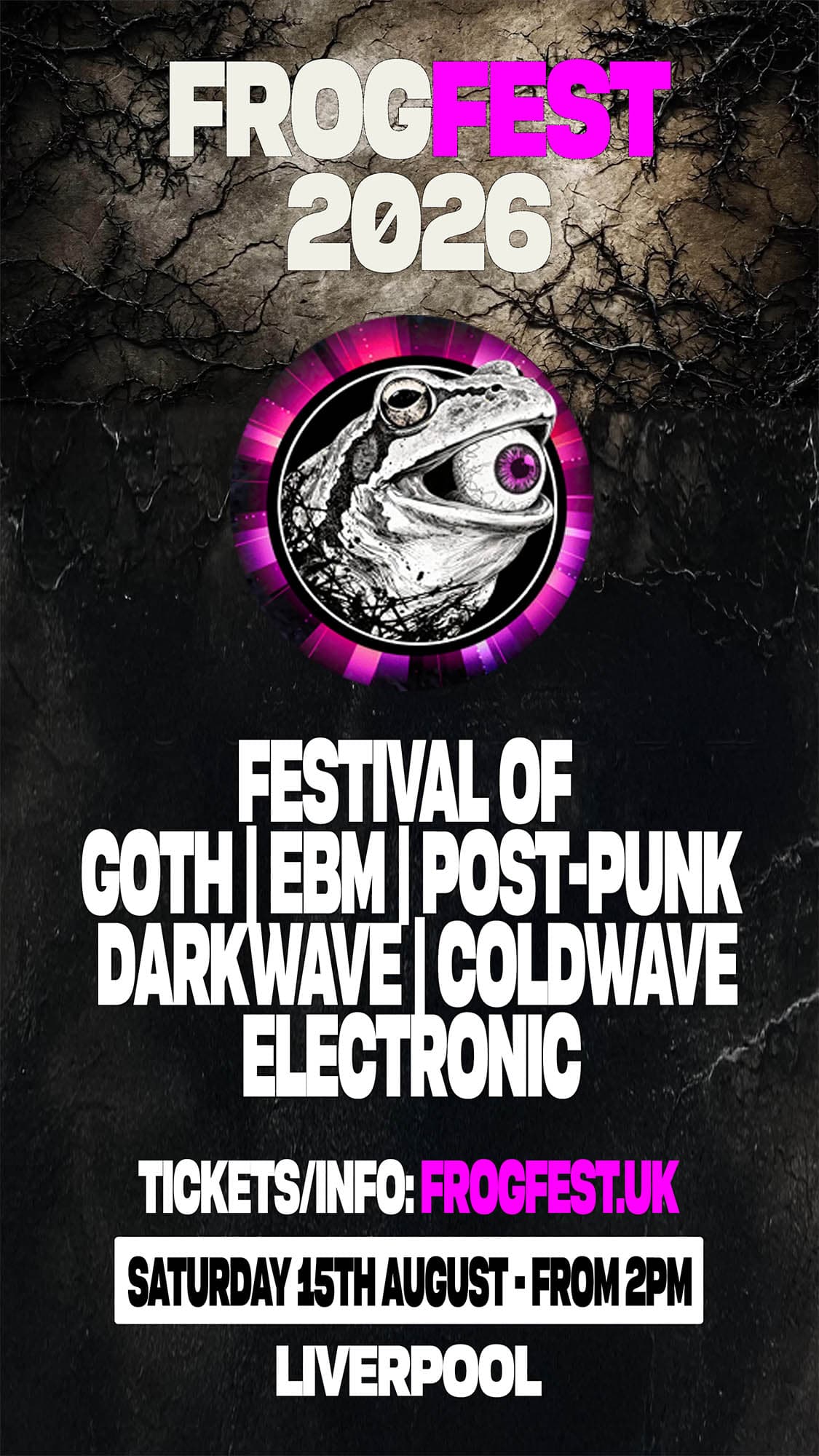 Frogfest 2026 - Goth - EBM - Darkwave - Coldwave - Post-Punk at District 