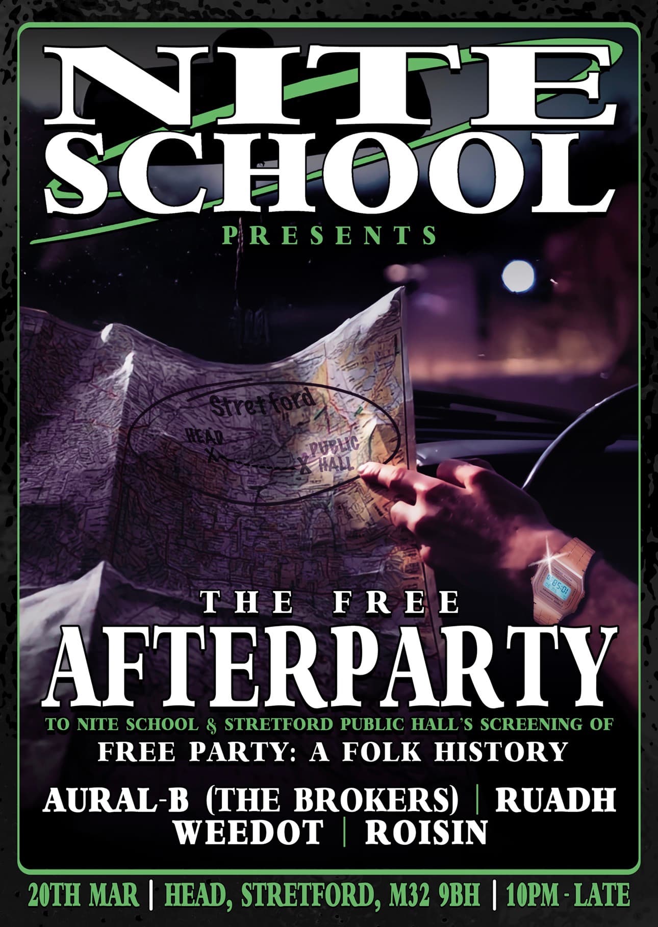 Nite School - AFTERPARTY to Screening of Free Party: A Folk History at Head Stretford
