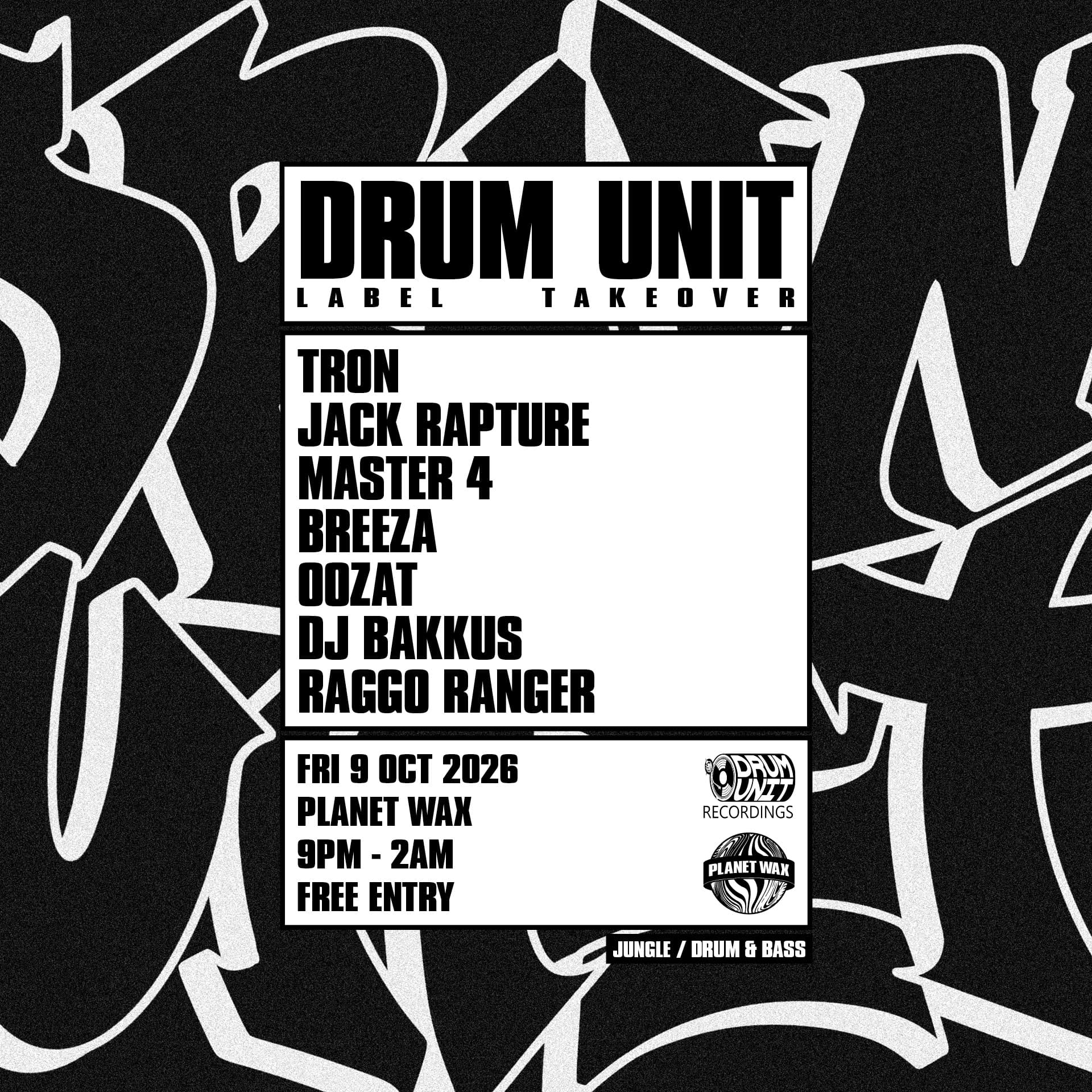 DRUM UNIT at Planet Wax