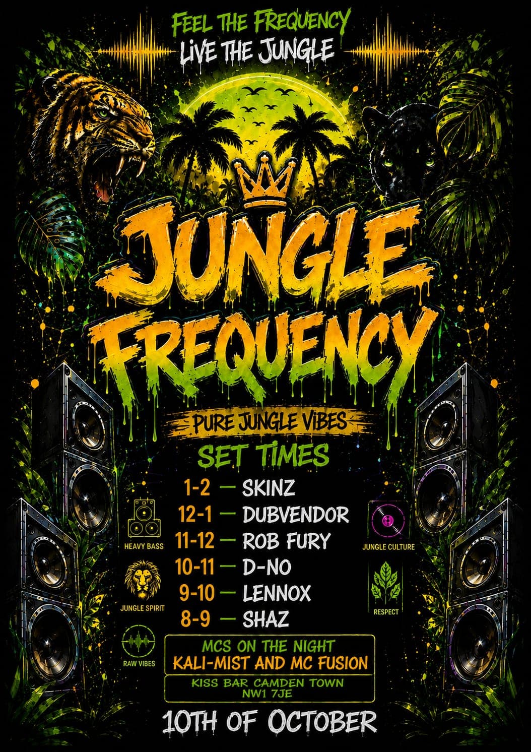 Jungle Frequency at Kiss Camden,