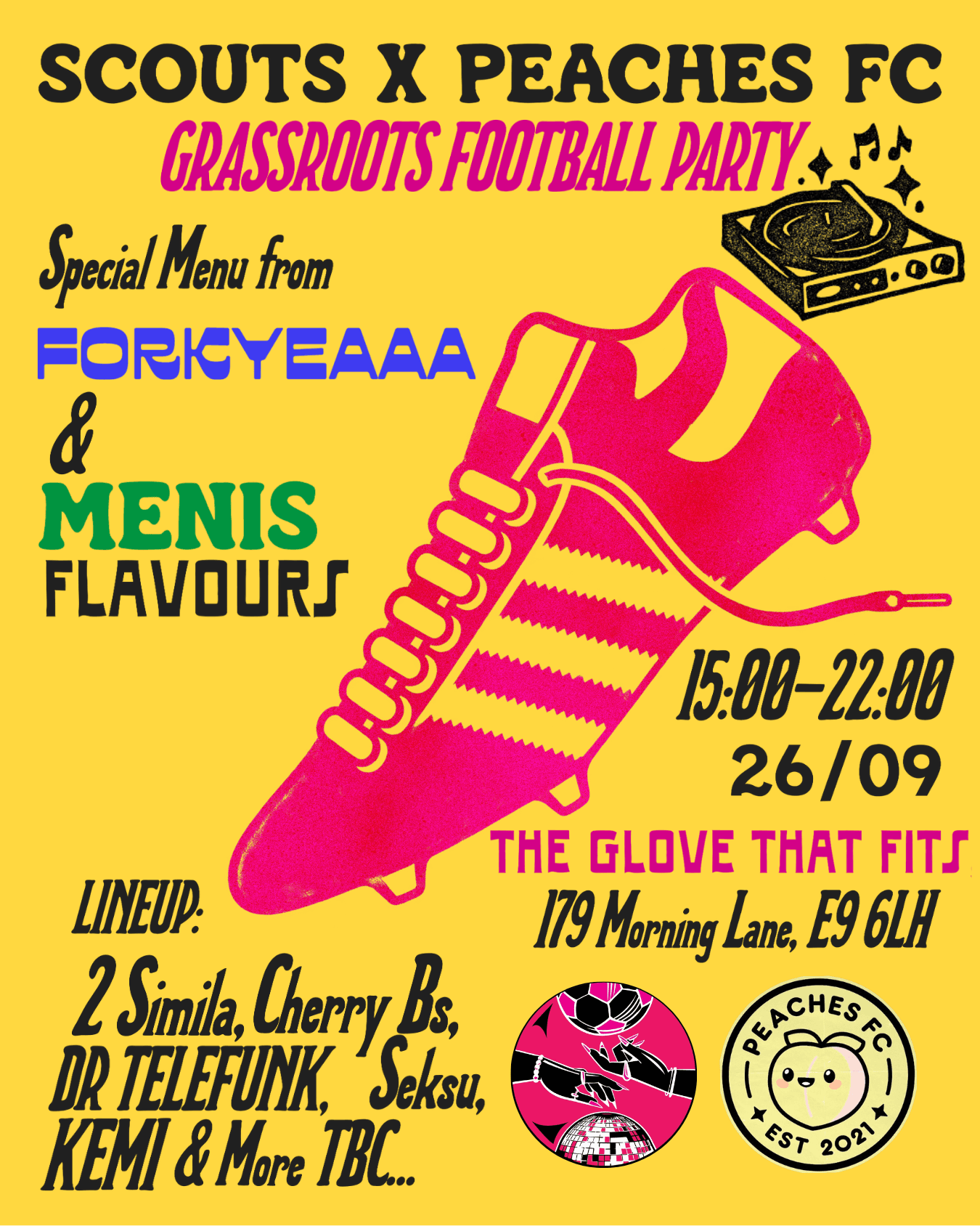 Scouts X Peaches FC Day Party at The Glove That Fits