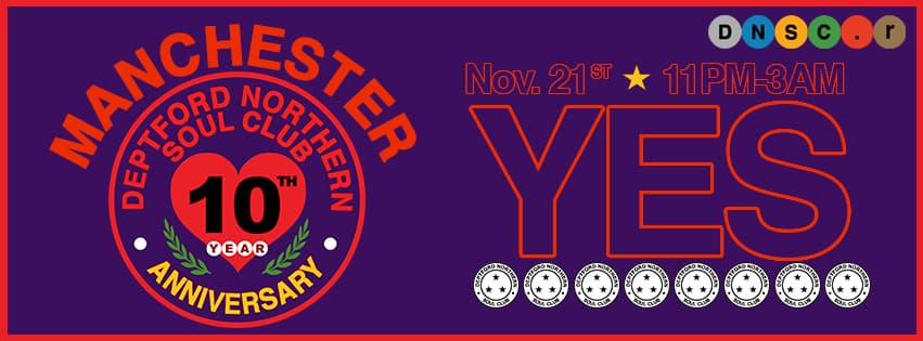 10 Years of Deptford Northern Soul Club at Yes