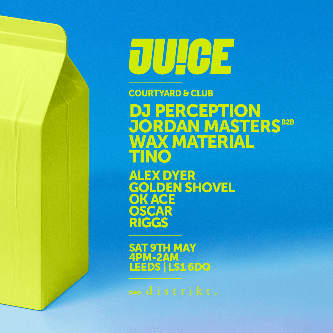JUCE presents Tino, Wax Material & many more at Distrikt