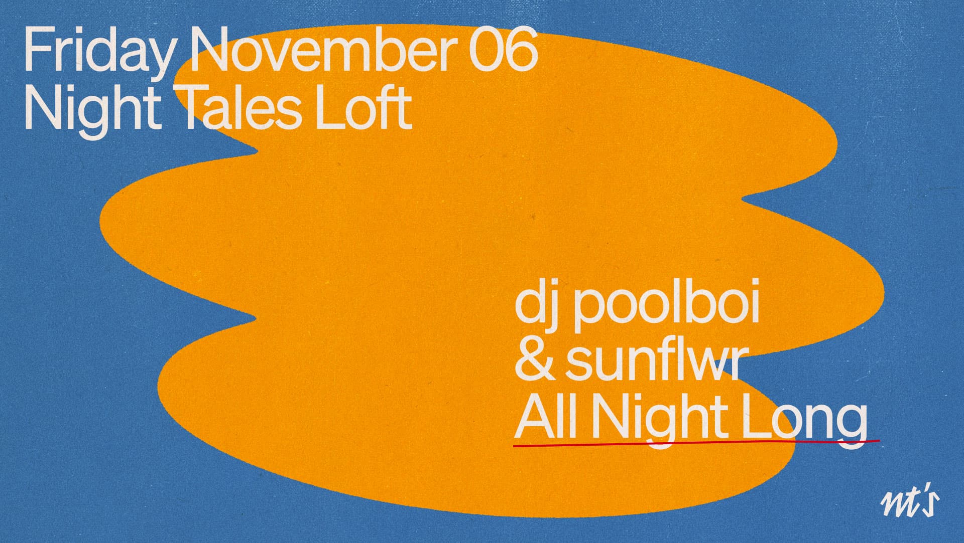 NT's Loft: sunflwr & dj poolboi [All Night Long] at Night Tales Loft