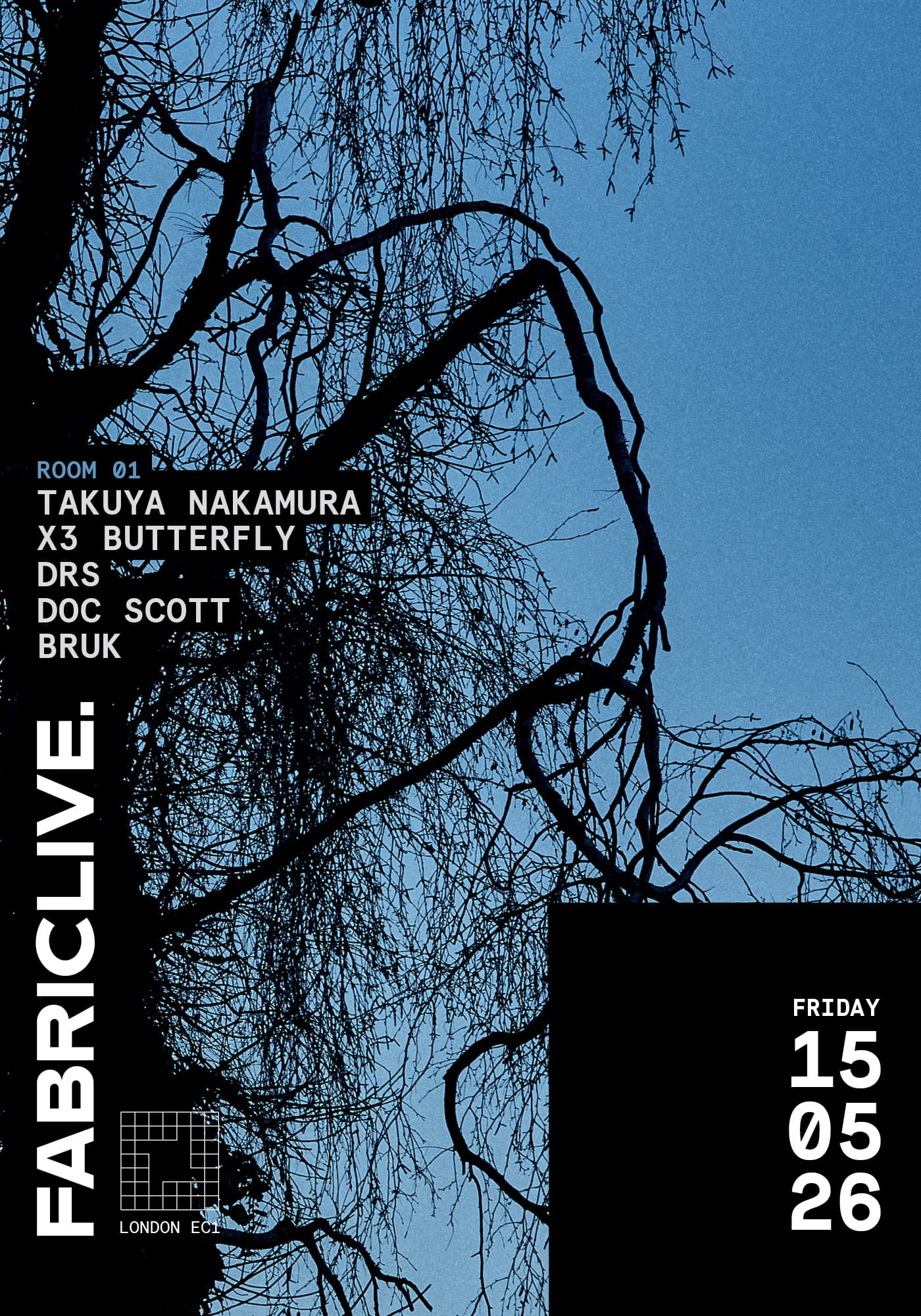 FABRICLIVE: Takuya Nakamura, X3 Butterfly, DRS, Doc Scott, Bruk at FabricXX