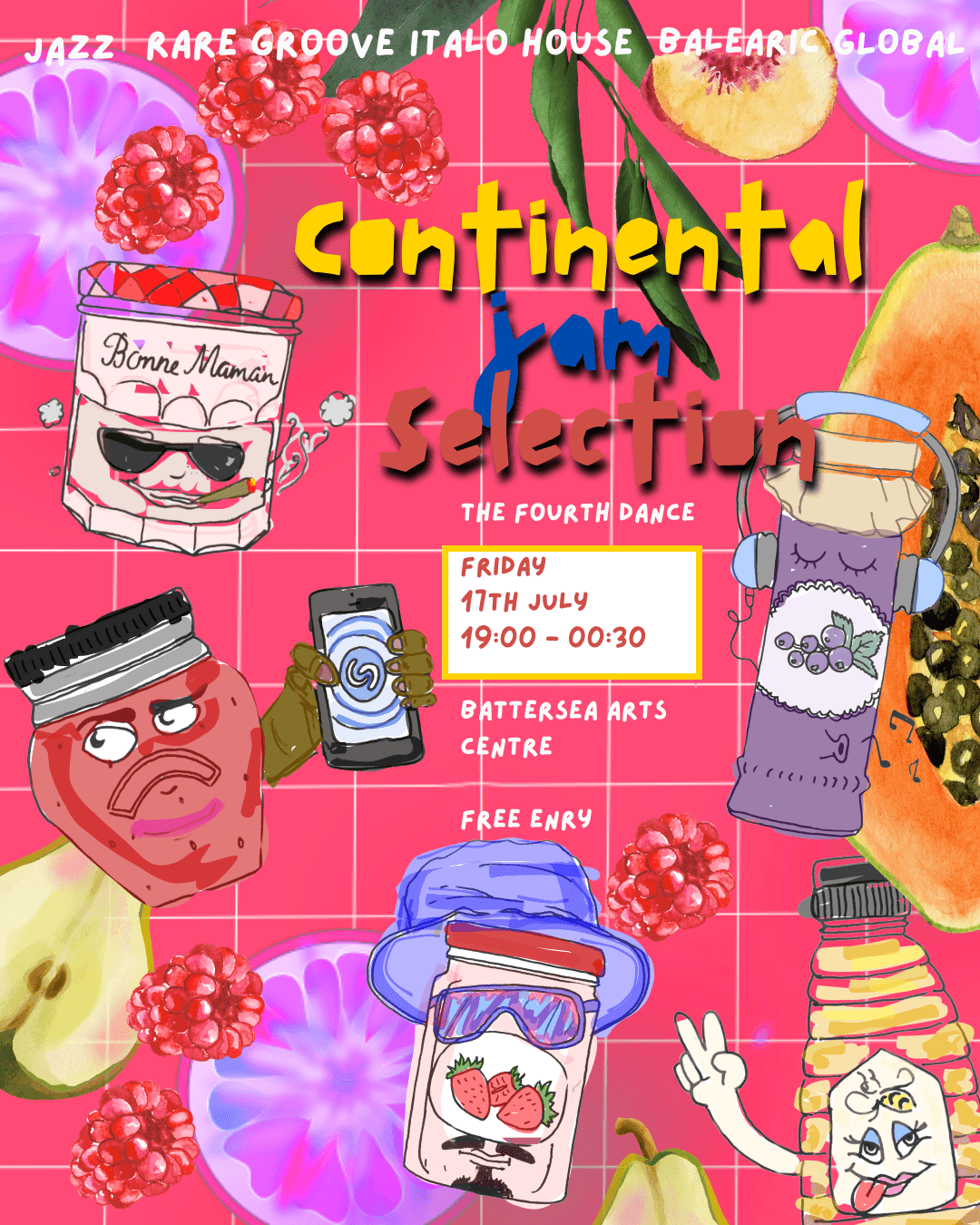 Continental Jam Selection at Battersea Arts Centre