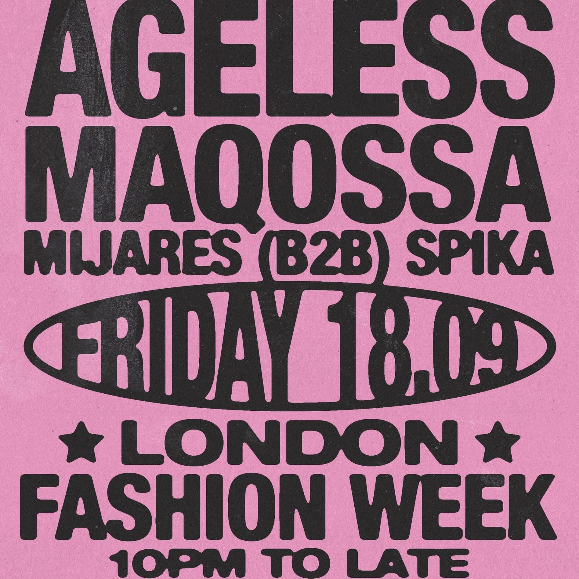 Maqossa & Friends (London Fashion Week) at Gallery