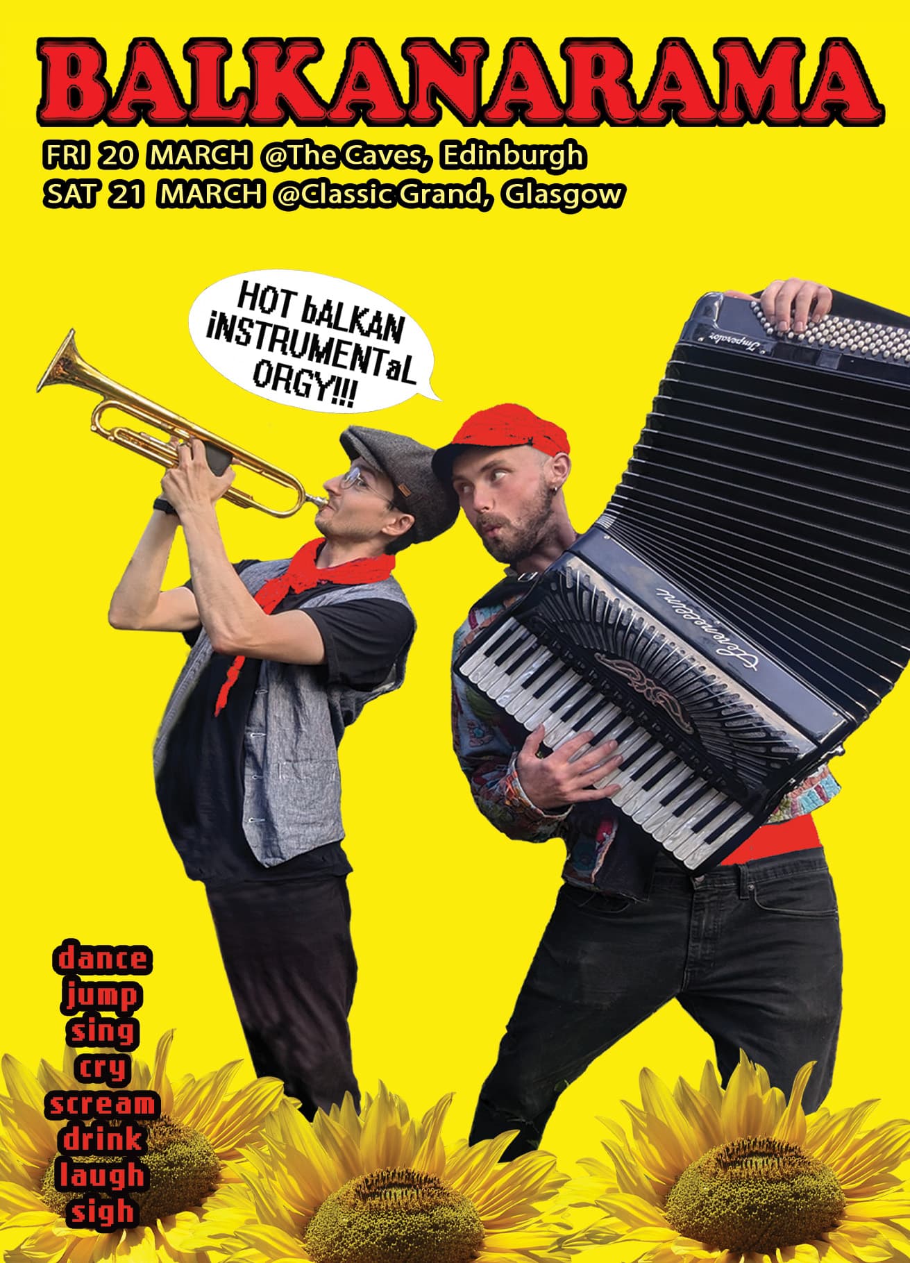 Edinburgh BALKANARAMA at The Caves