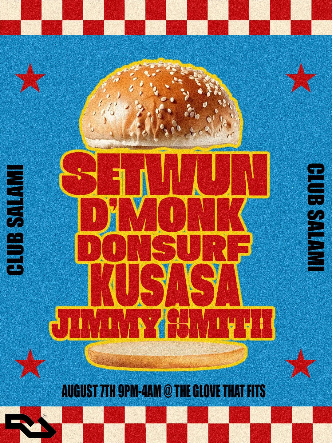 Club Salami - Setwun, D'Monk, Donsurf, Kusasa, Jimmy Smith at The Glove That Fits