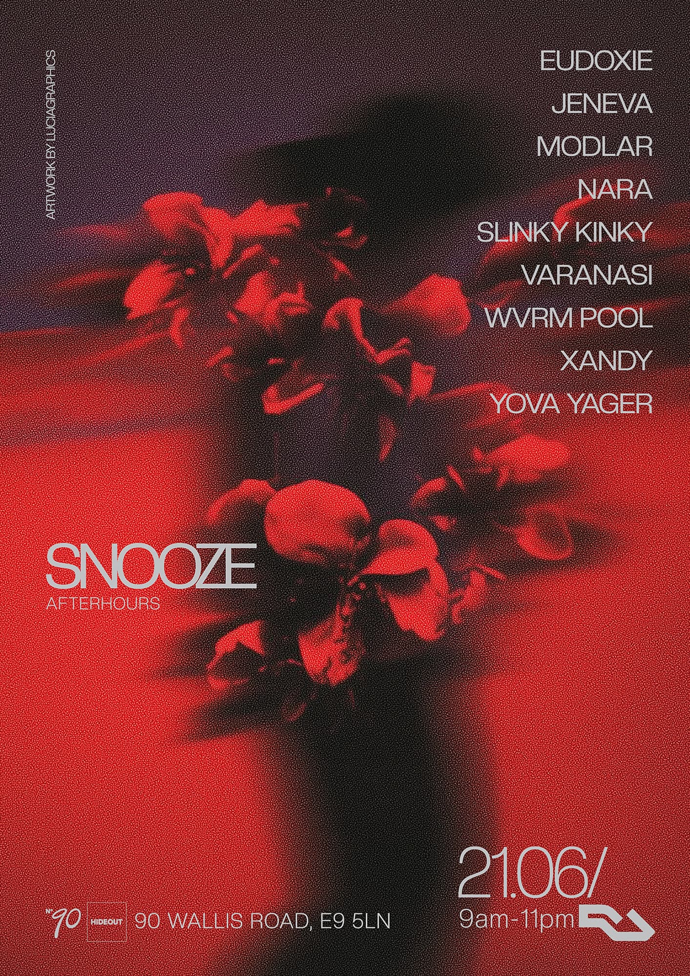 Snooze After Hours at NUMBER 90 LONDON
