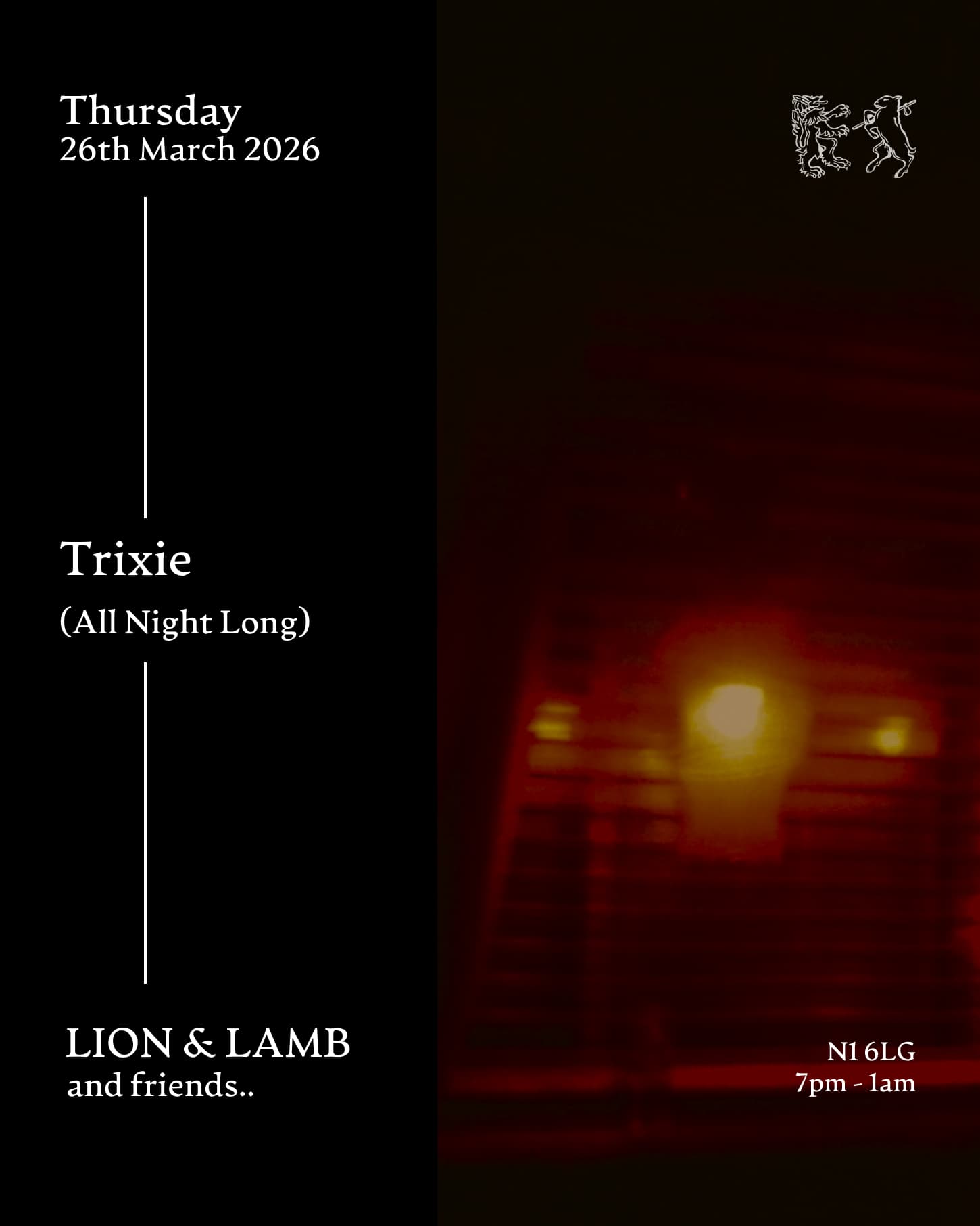 Lion & Lamb and Friends with Trixie (All Night Long) at Lion And Lamb