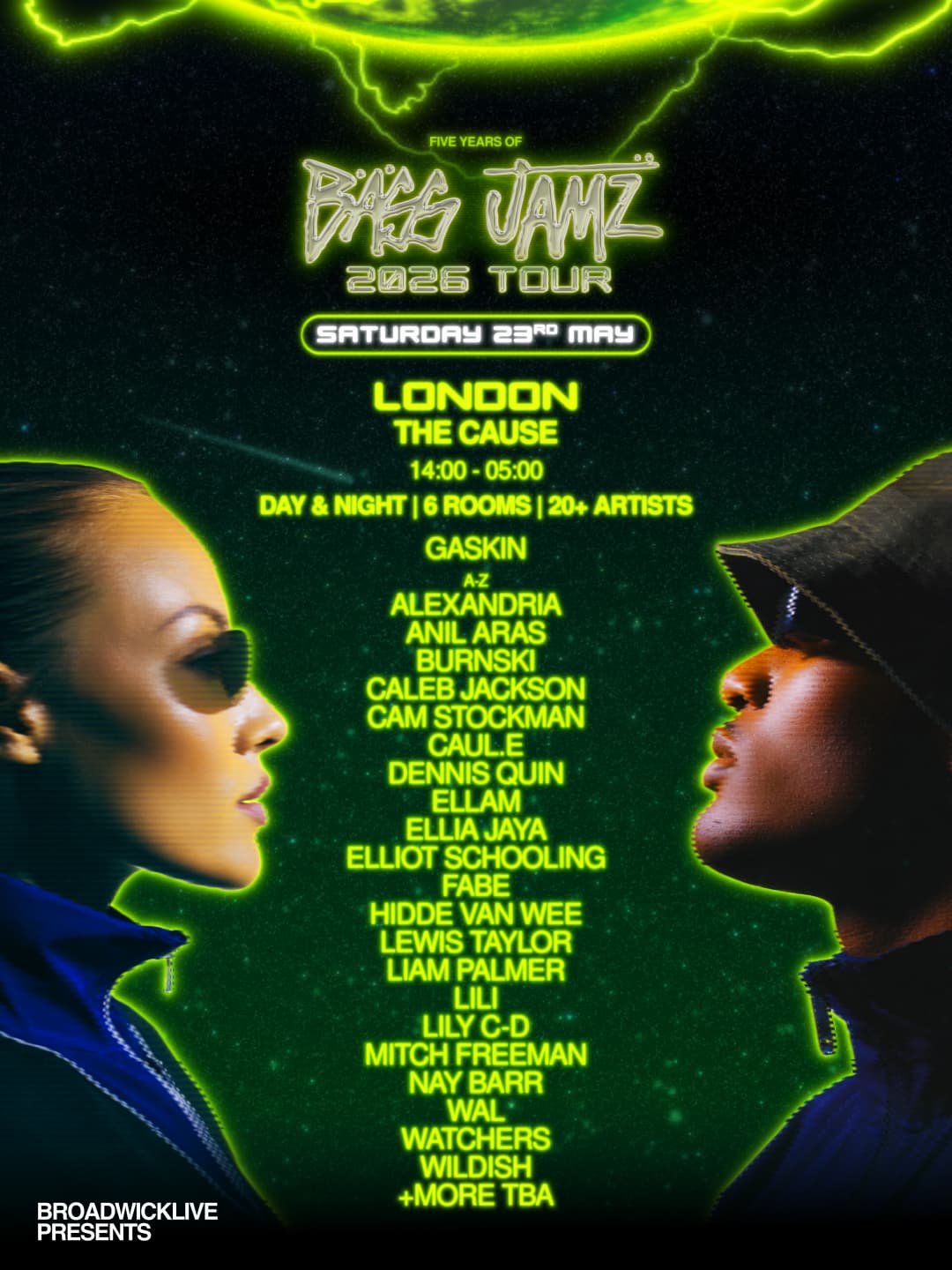 Gaskin presents Bass Jamz at The Cause London