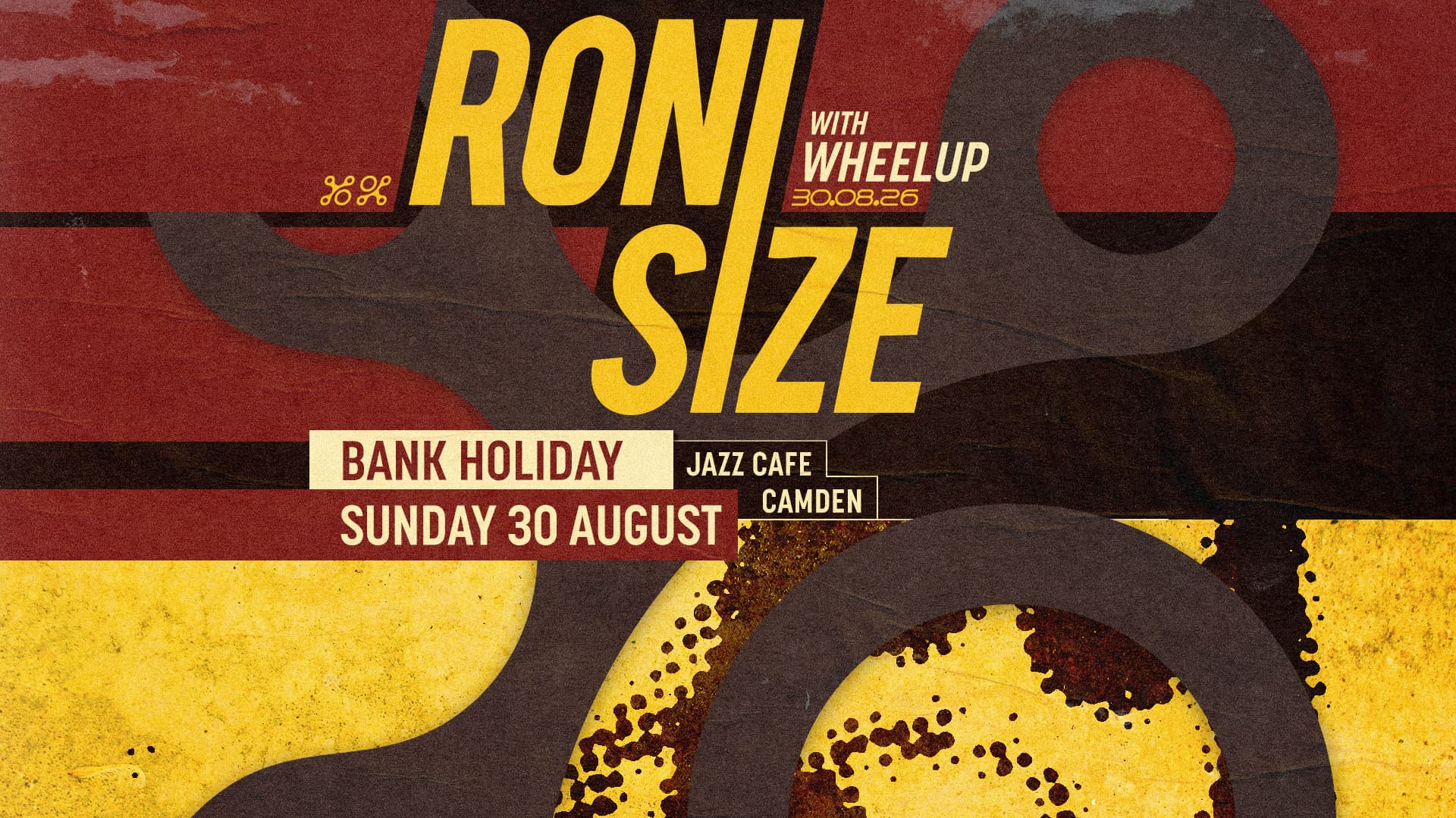 Roni Size at Jazz Cafe (Bank Holiday Sunday) at The Jazz Cafe