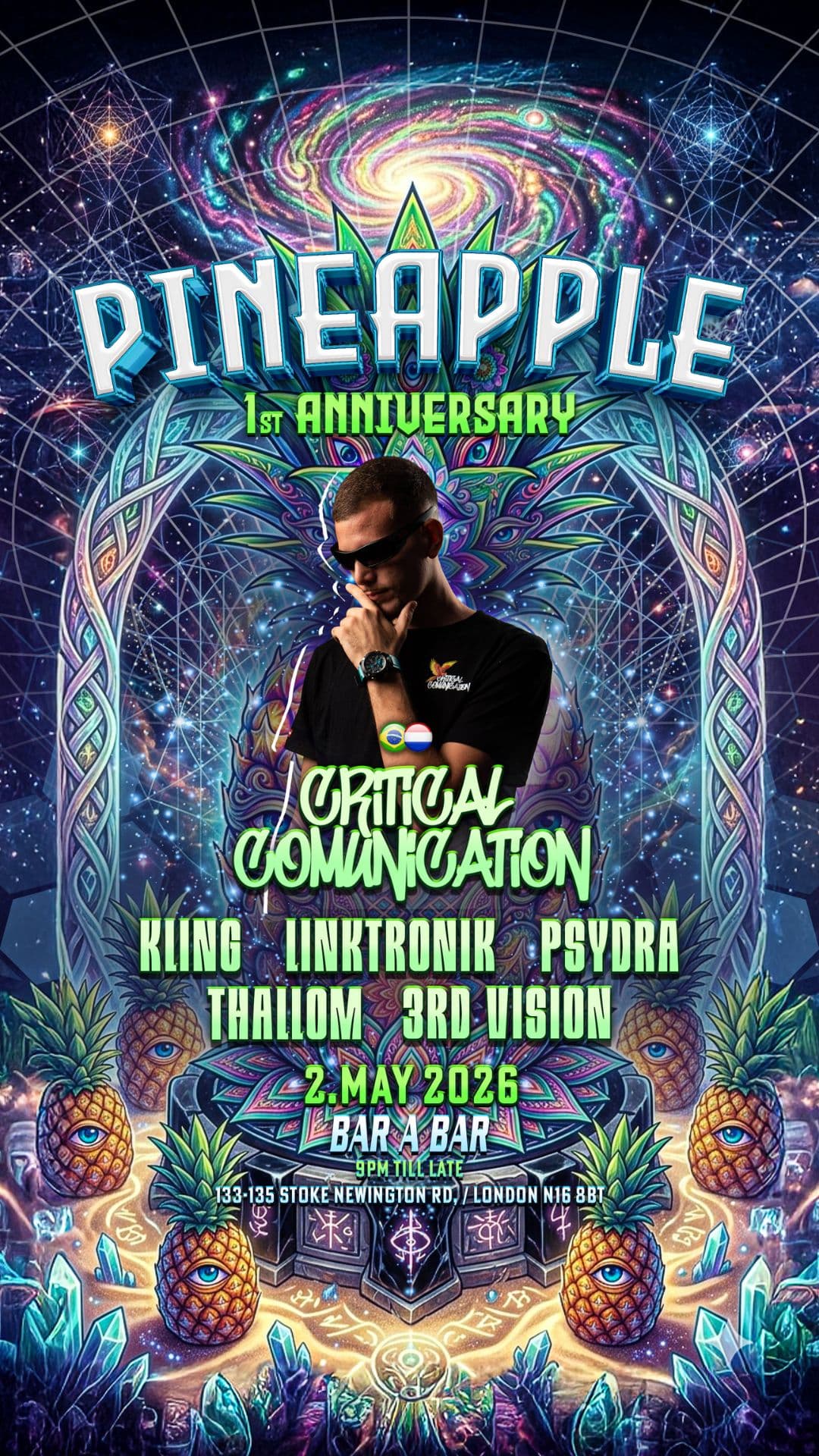 Pineapple - 1 year anniversary at London Art Bar