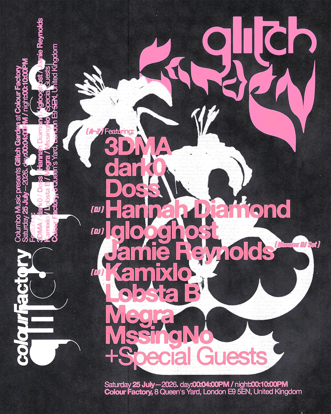 Glitch Garden: Hannah Diamond, Iglooghost, Doss, MssingNo, Lobsta B, Dark0, Kamixlo + more