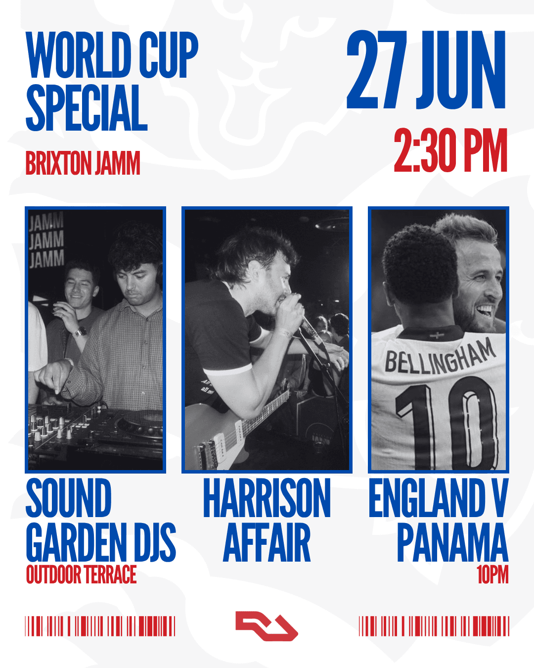 Sound Garden x Harrison Affair x World Cup at Brixton Jamm