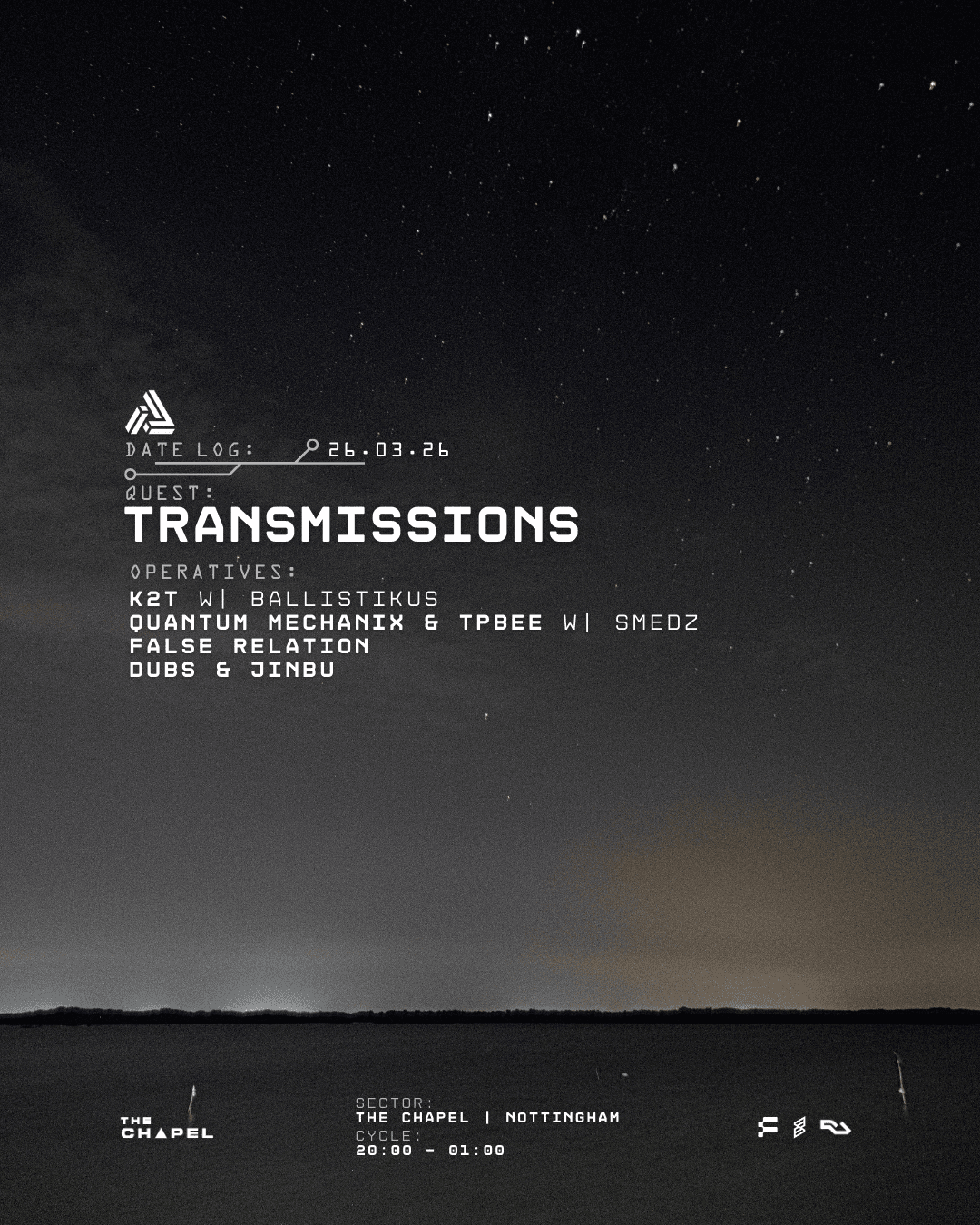 Interstellar Audio: Transmissions - K2T EP Launch & Jinbu's Barnardo's Campaign at The Chapel, The Angel Microbrewery