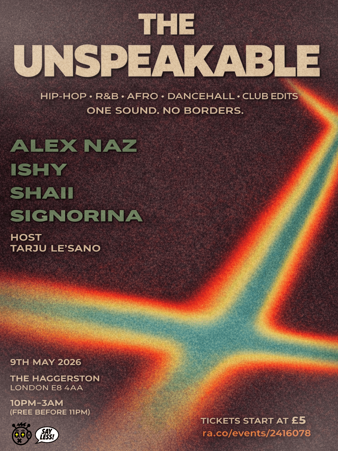 The Unspeakable at The Haggerston