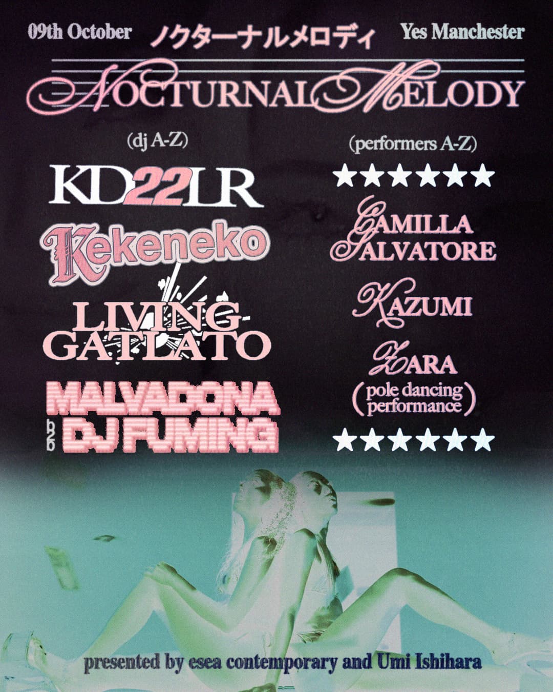 Nocturnal Melody in Manchester at Yes