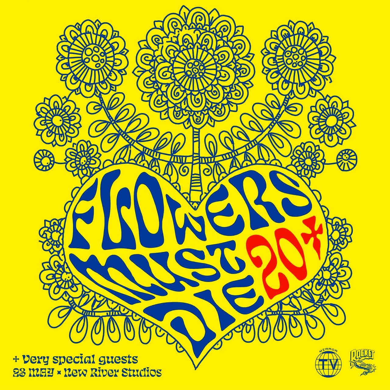 Robert Leiner LIVE (FLOWERS MUST DIE 20 YEARS)  at New River Studios
