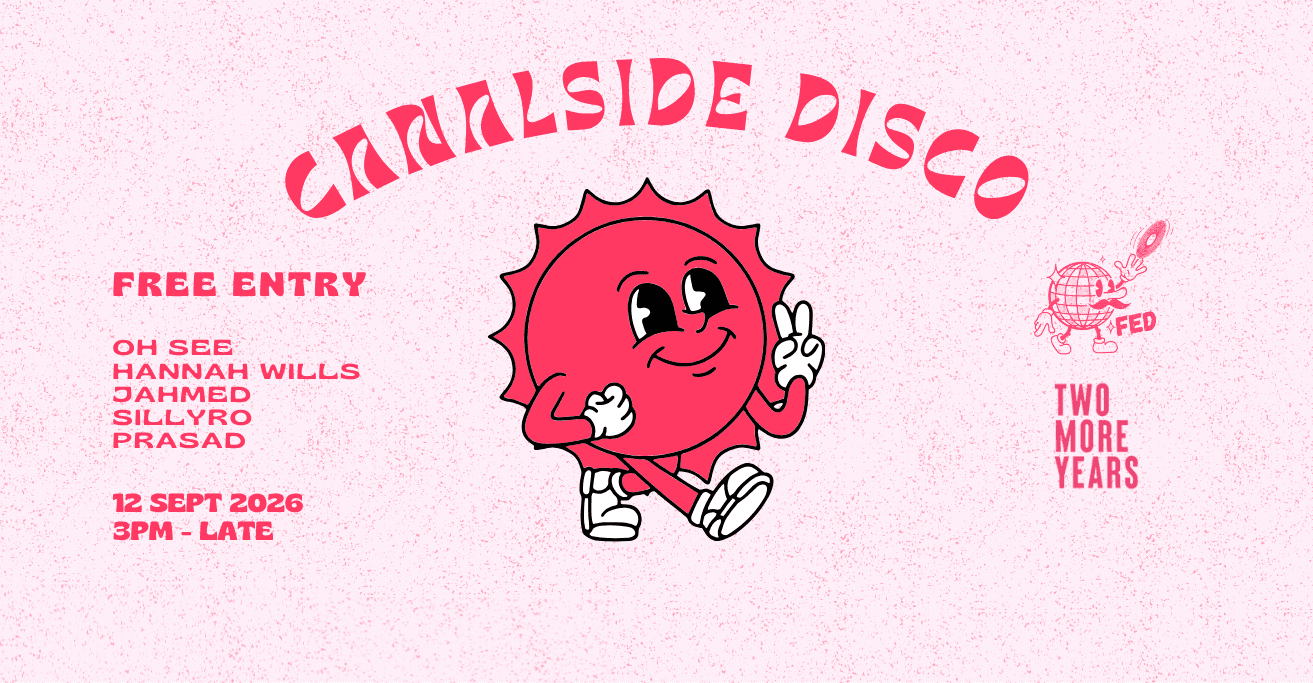 Flat Earth Disco - House & Disco by the Canal - Free Entry at Two More Years