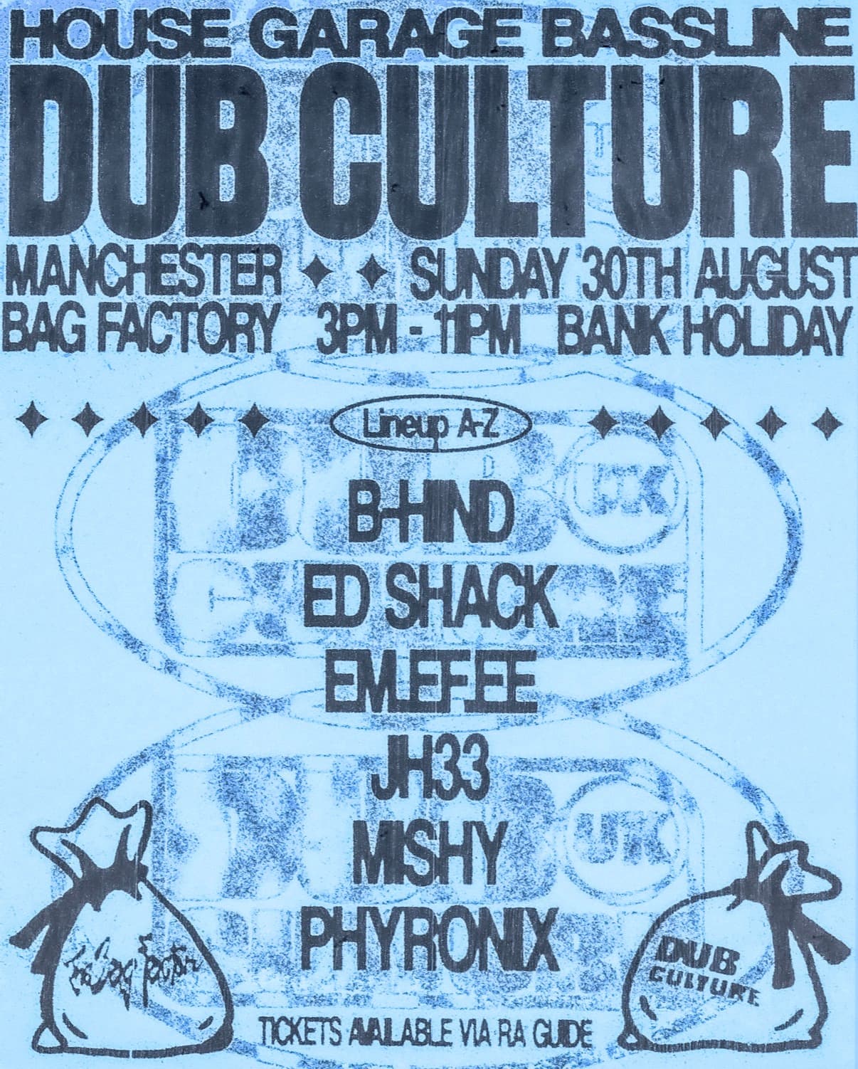 DUB CULTURE at The Bag Factory